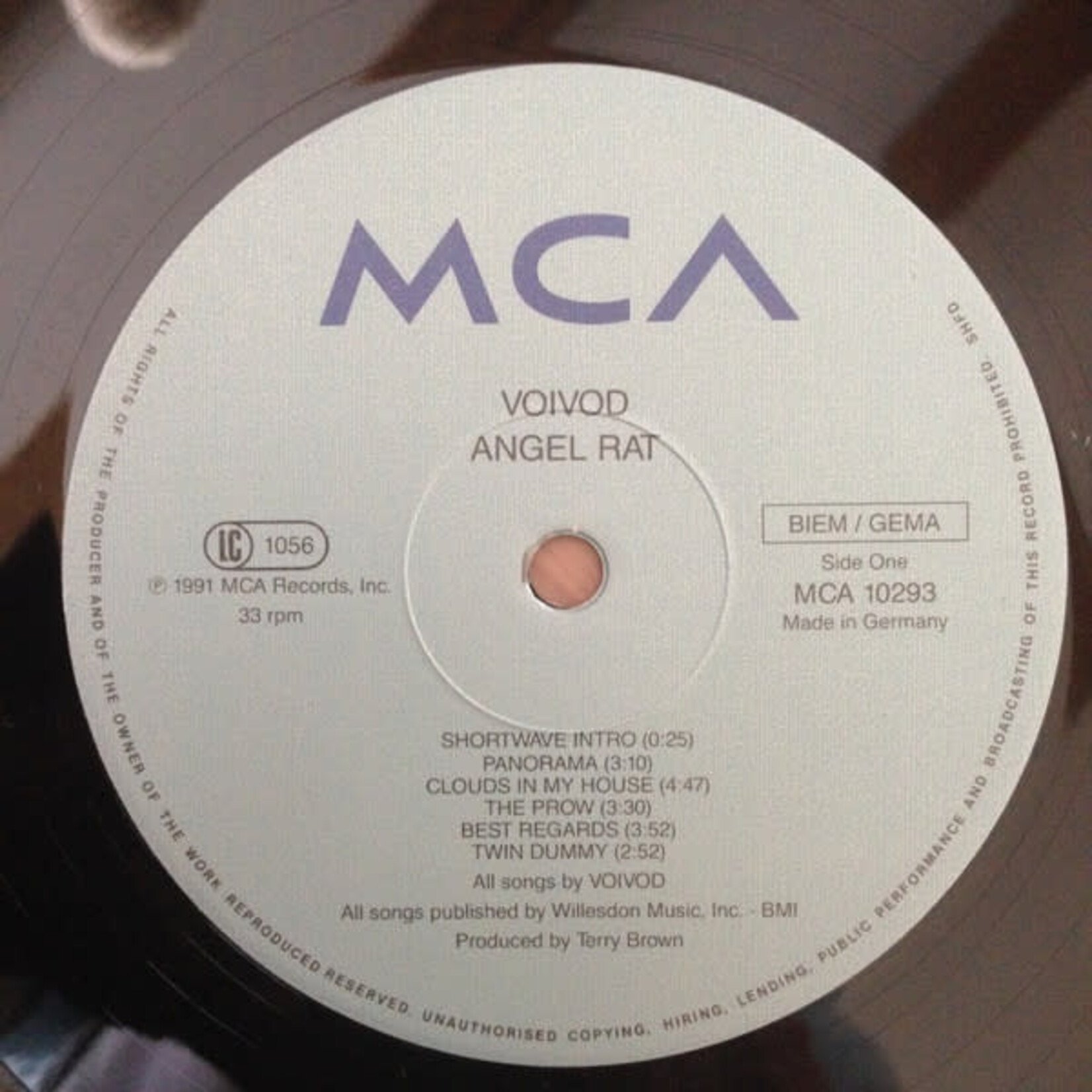 [Kollectible Vinyl] Voivod: Angel Rat (1991, Europe, Ex) [MCA]