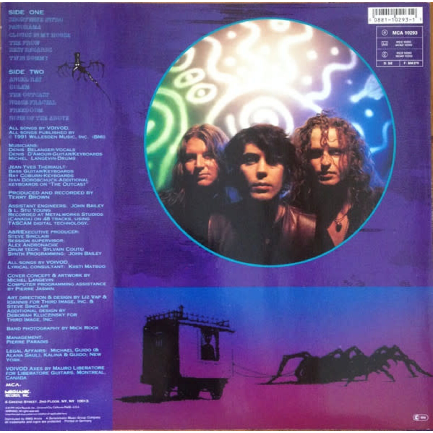 [Kollectible Vinyl] Voivod: Angel Rat (1991, Europe, Ex) [MCA]