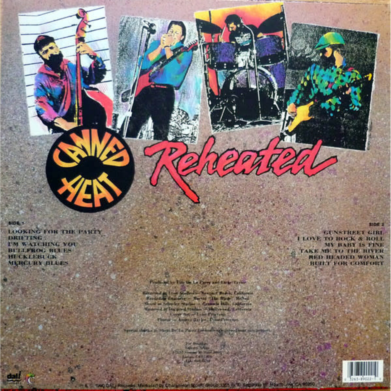[Kollectible Vinyl] Canned Heat: Reheated (1990, USA, Ex) [DALI]