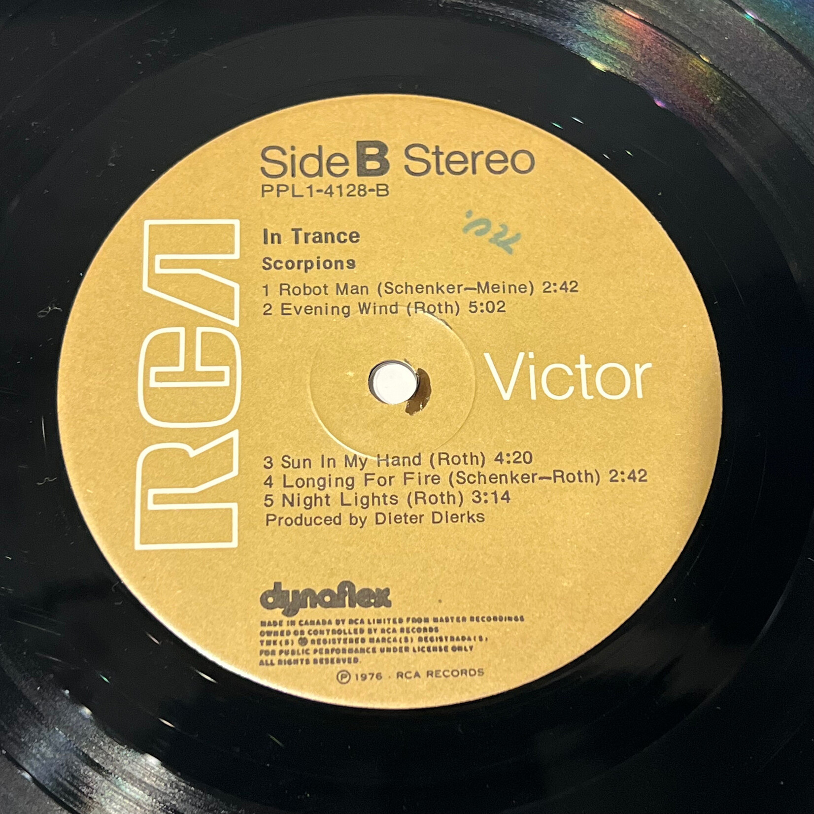 [Kollectible Vinyl] Scorpions: In Trance (1976, Canada, Uncensored Cover, VG+) [RCA]