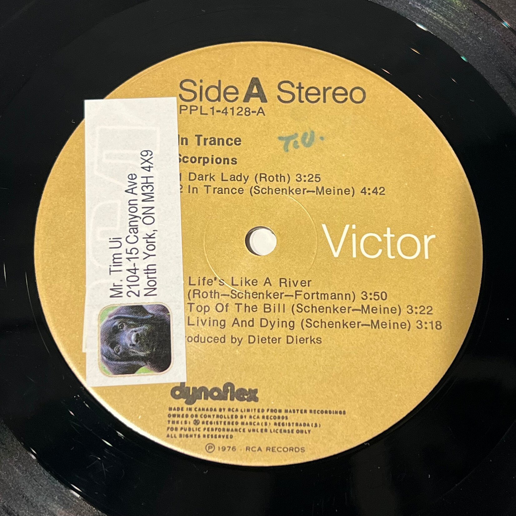 [Kollectible Vinyl] Scorpions: In Trance (1976, Canada, Uncensored Cover, VG+) [RCA]