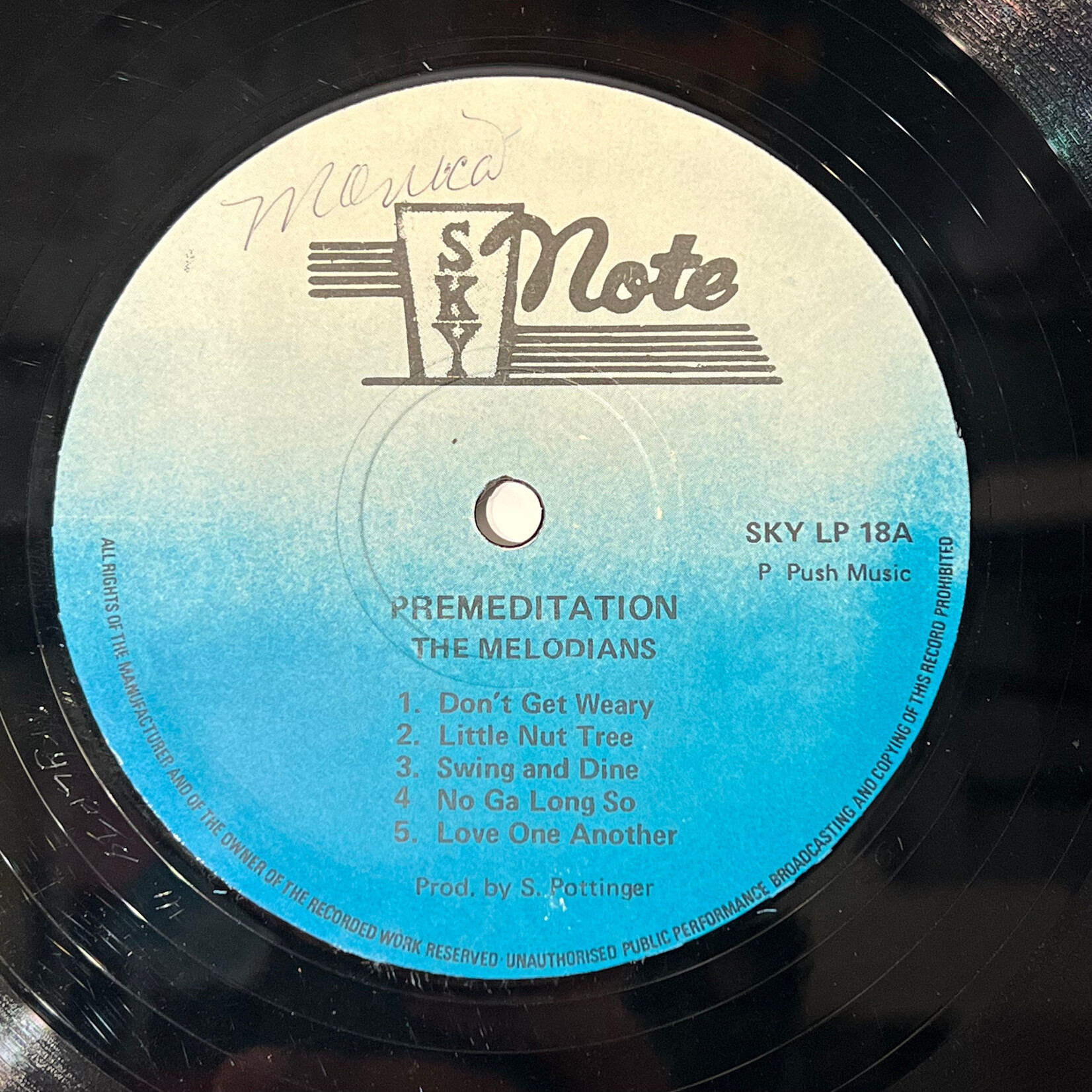 [Kollectible Vinyl] The Melodians: Pre-Meditation (1998, UK, VG) [SKY NOTE]