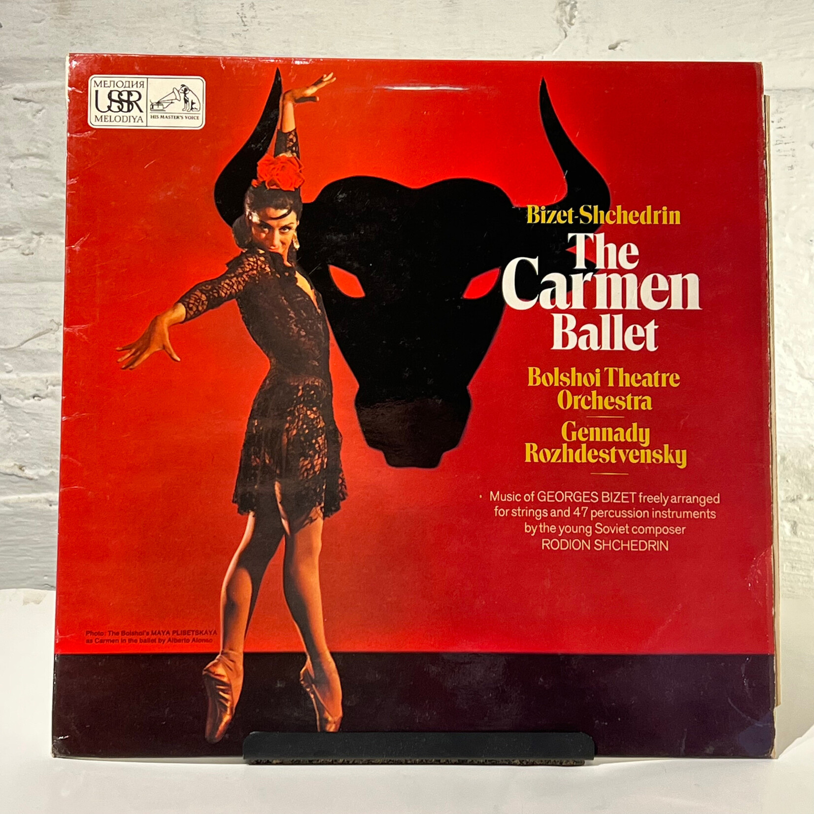 [Kollectible Vinyl] Bizet - Shchedrin: The Carmen Ballet (1969, UK, Bolshoi  Ballet Recording, VG+) [MELODIYA]