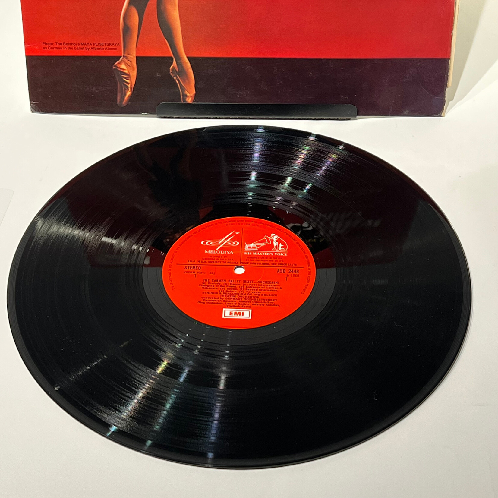 [Kollectible Vinyl] Bizet - Shchedrin: The Carmen Ballet (1969, UK, Bolshoi  Ballet Recording, VG+) [MELODIYA]