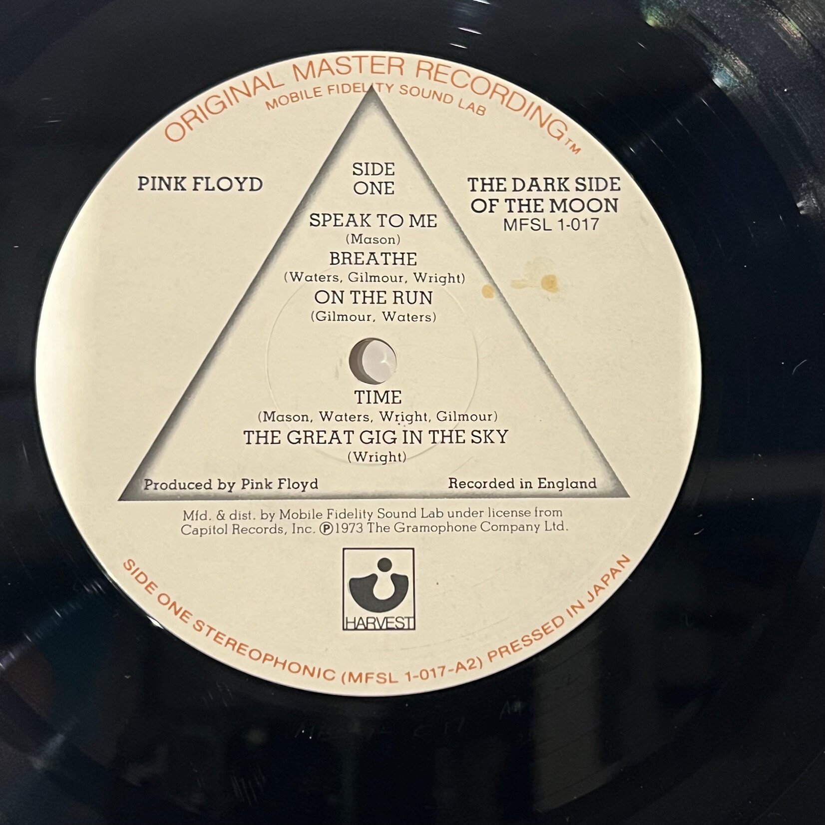 [Kollectible Vinyl] Pink Floyd: Dark Side of The Moon (1981, USA, Ltd. Edition Audiophile, w/ Insert, Disc VG+) [MOBILE FIDELITY SOUND]