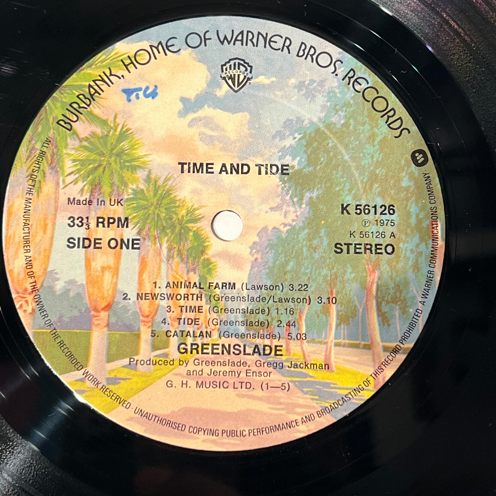 [Kollectible Vinyl] Greenslade: Time And Tide (1975, UK, VG+) [WARNER]