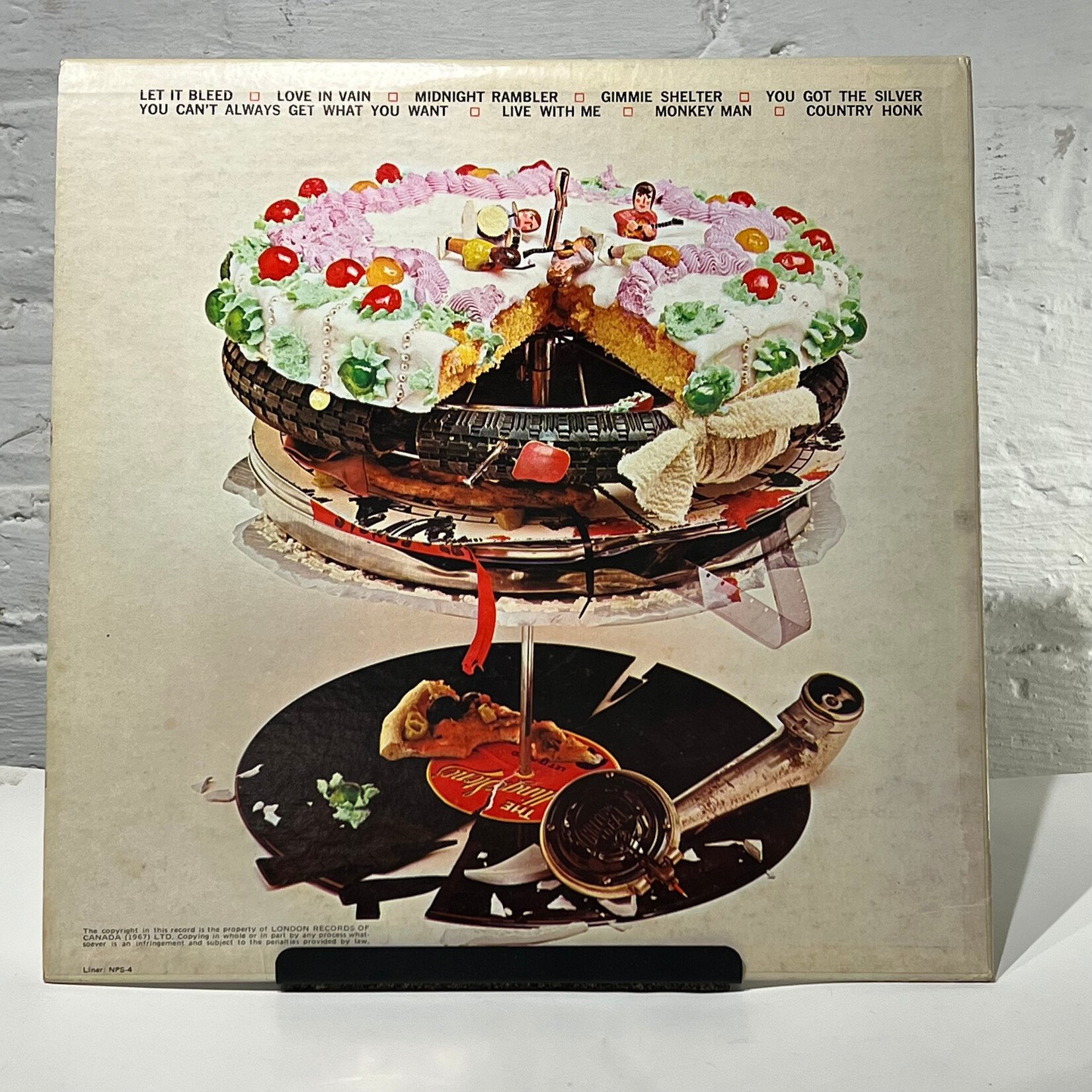 [Kollectible Vinyl] Rolling Stones: Let it Bleed (1969, Canada, w/ poster, VG+) [LONDON]