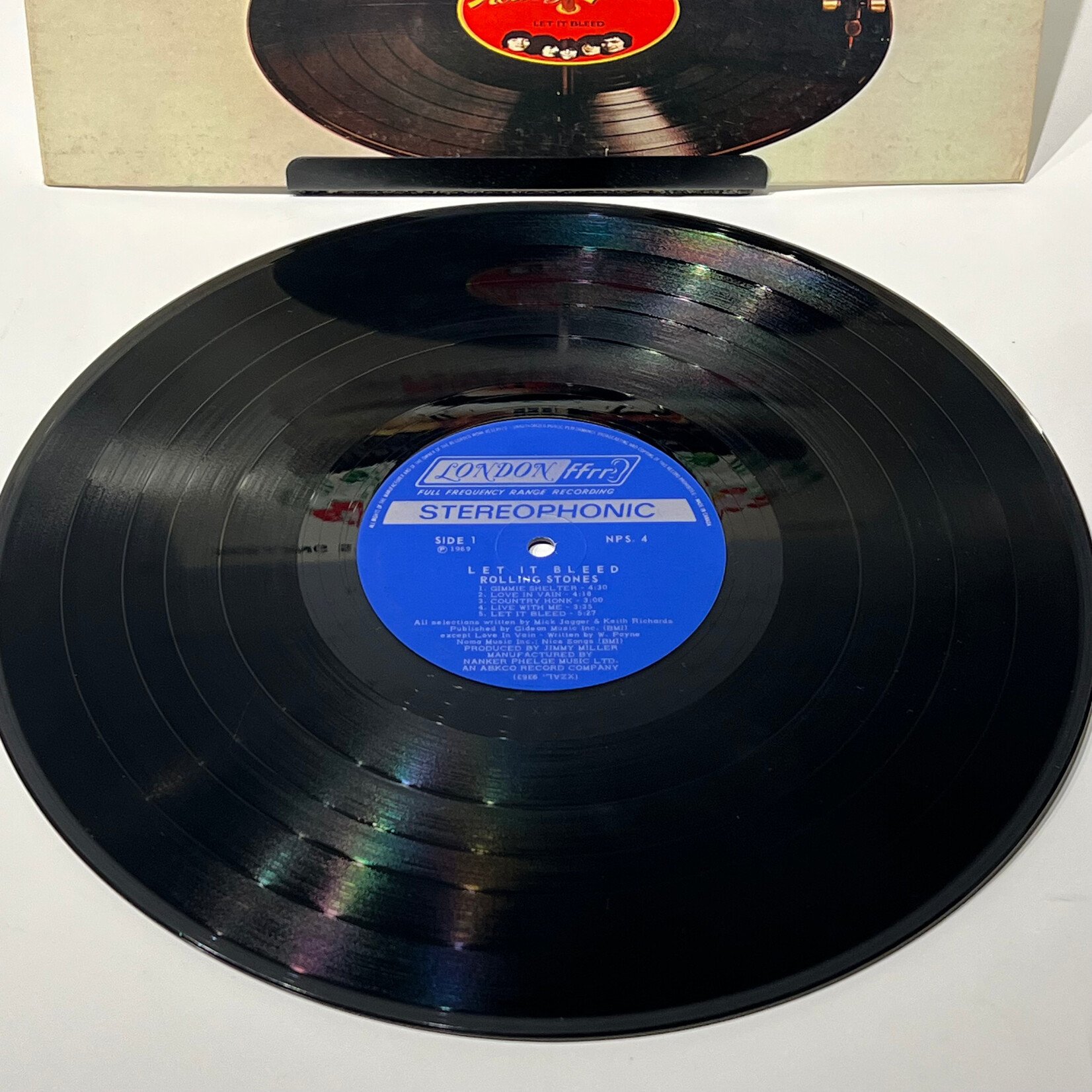 [Kollectible Vinyl] Rolling Stones: Let it Bleed (1969, Canada, w/ poster, VG+) [LONDON]