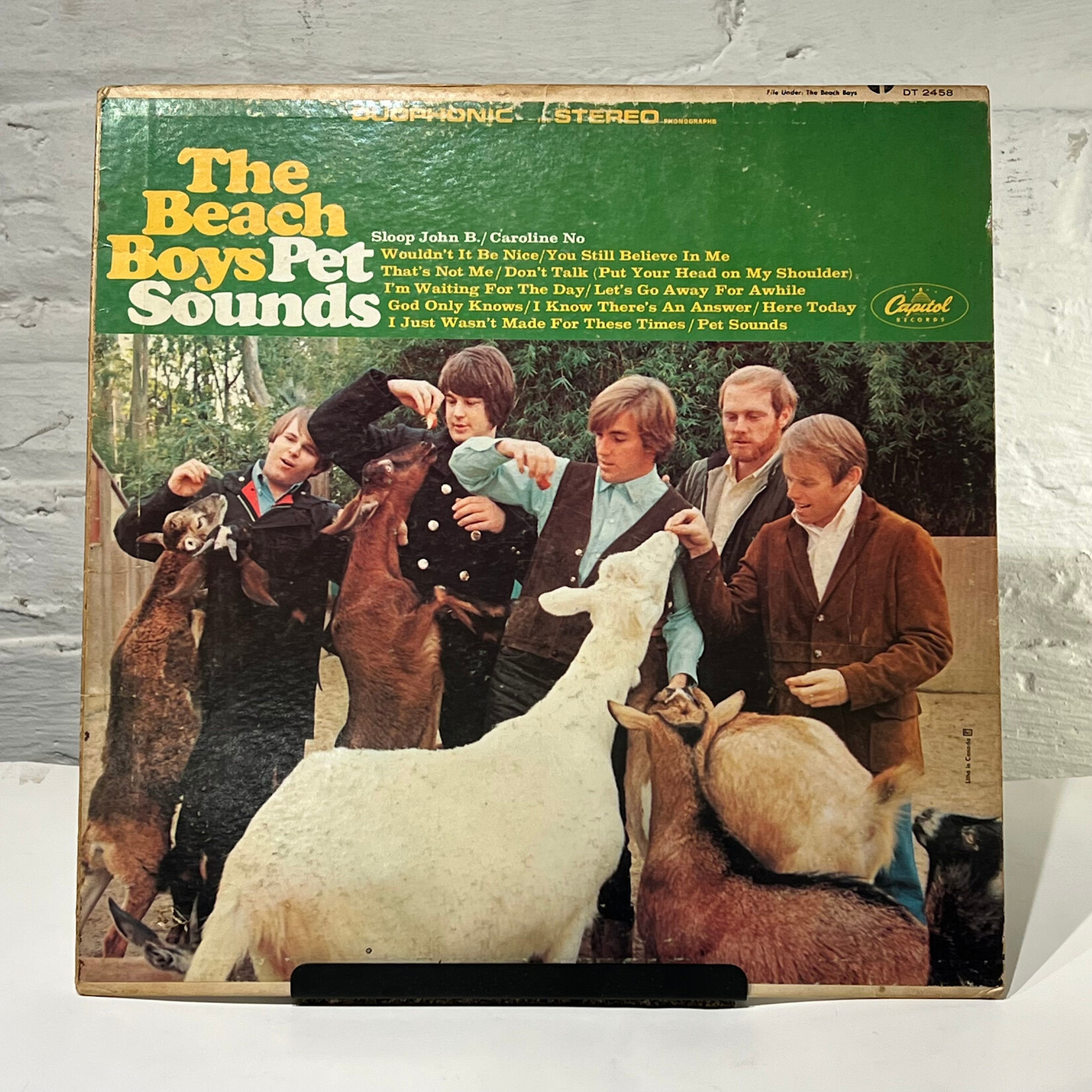 [Kollectible Vinyl] Beach Boys: Pet Sounds (1969, Canada, Green Capitol, Stereo, G+) [CAPITOL]