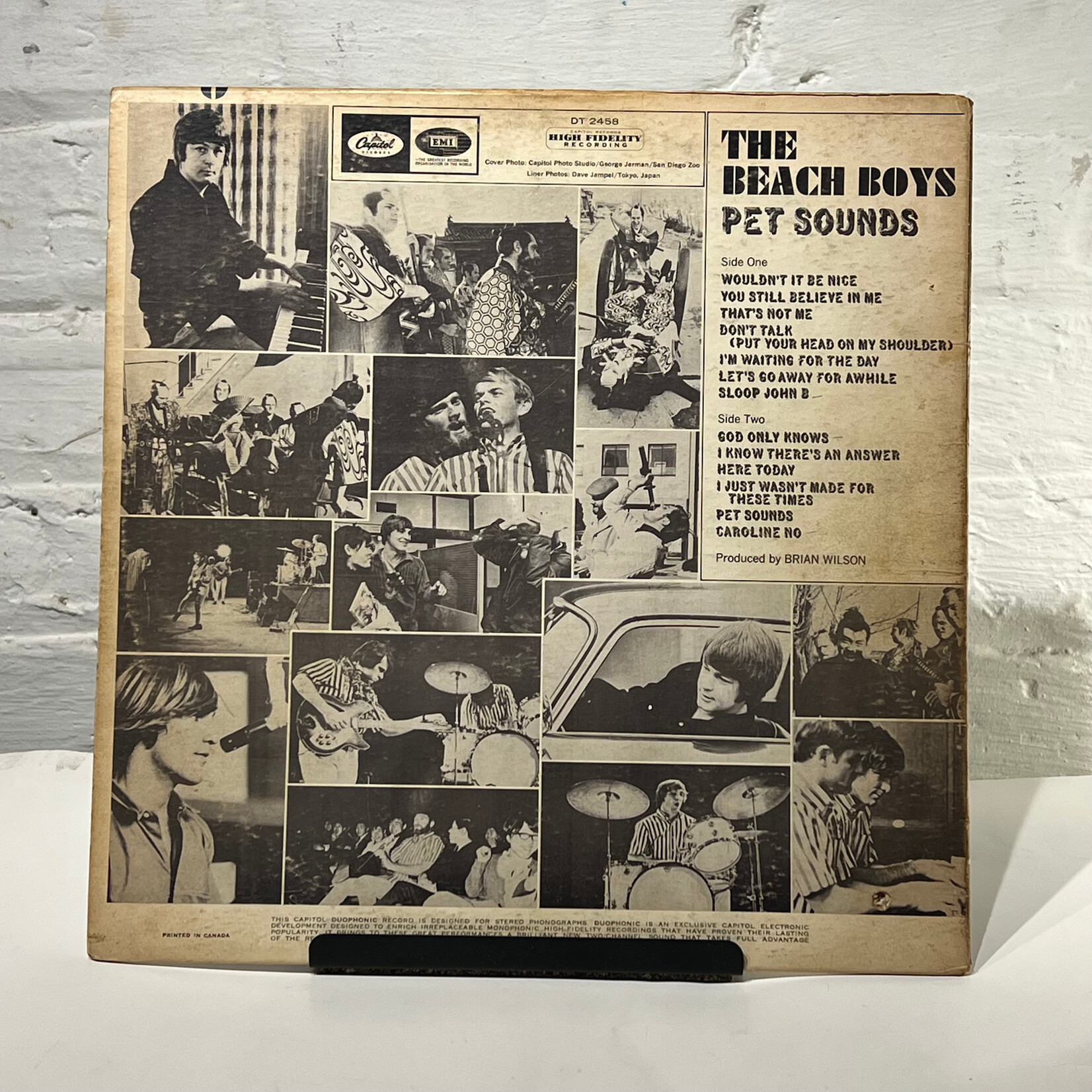 [Kollectible Vinyl] Beach Boys: Pet Sounds (1969, Canada, Green Capitol, Stereo, G+) [CAPITOL]