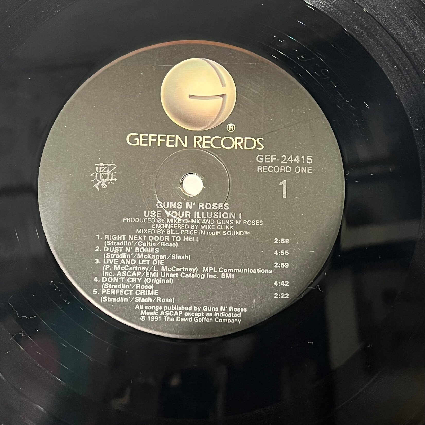 [Kollectible Vinyl] Guns N' Roses: Use Your Illusion (1991, USA, 2LPs, w/ Inners, VG+) [GEFFEN]