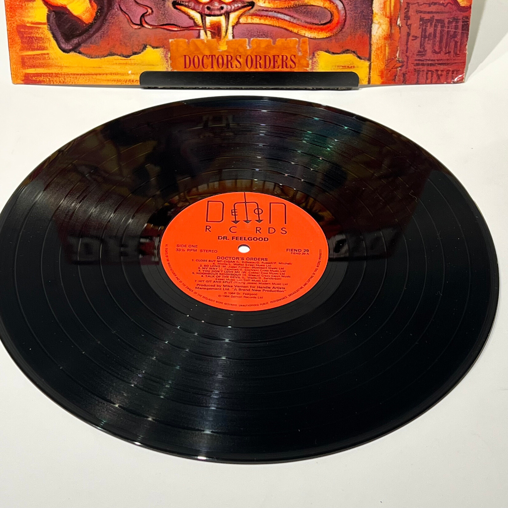 [Kollectible Vinyl] Dr. Feelgood: Doctors Orders (1984, UK, w/ Insert, VG+) [DEMON]