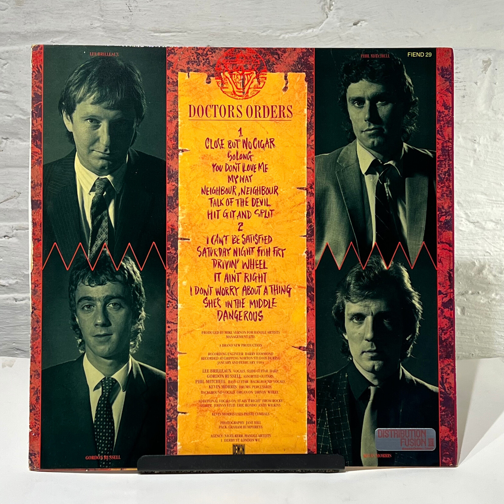 [Kollectible Vinyl] Dr. Feelgood: Doctors Orders (1984, UK, w/ Insert, VG+) [DEMON]