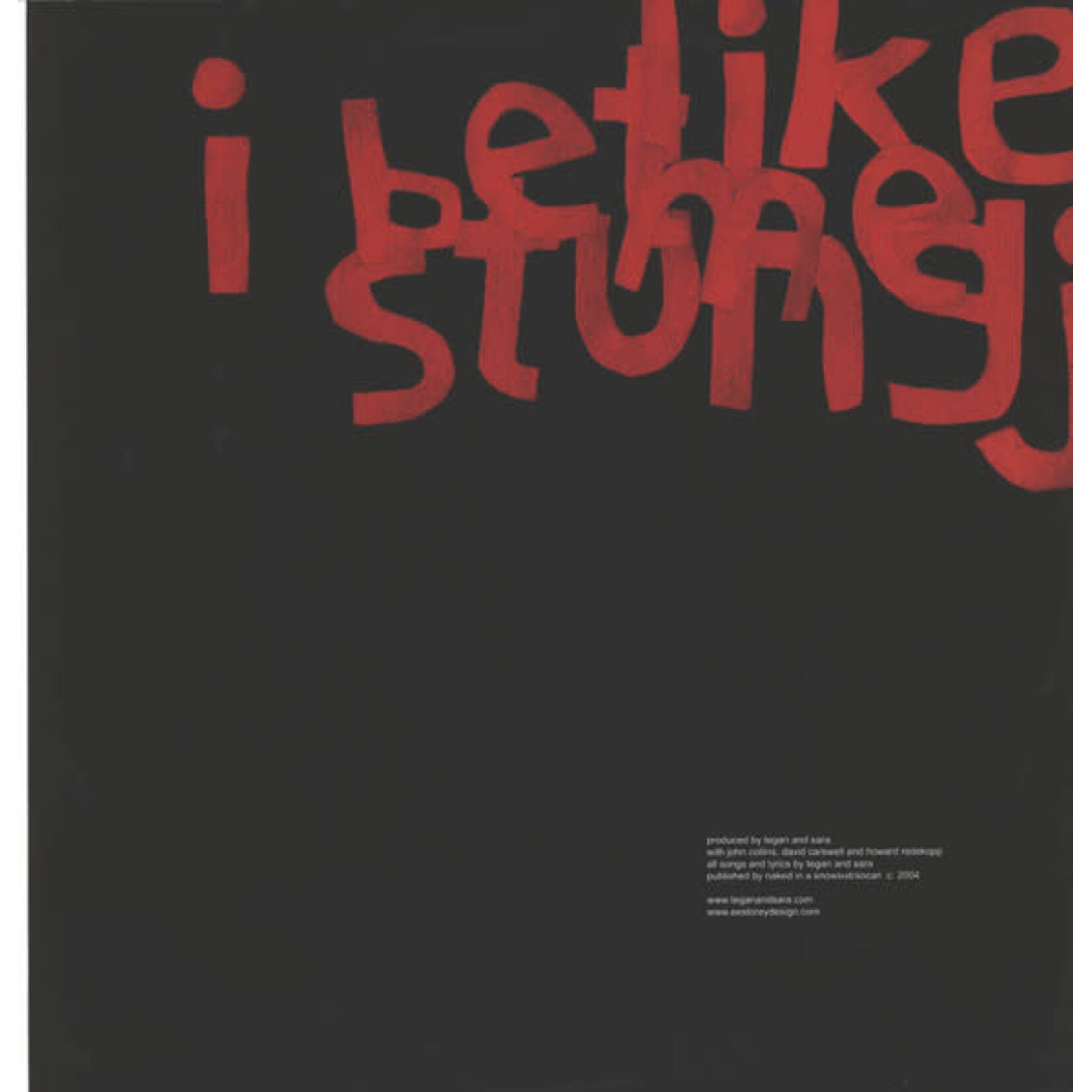 [Kollectible Vinyl] Tegan & Sara: So Jealous (2004, CANADA, Ex) [SUPERCLOSE]