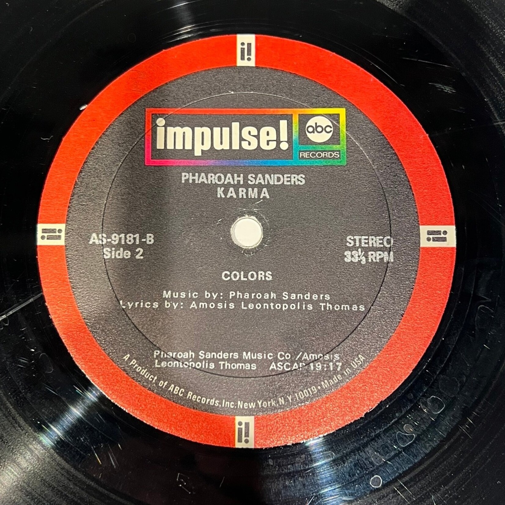 [Kollectible Vinyl] Sanders, Pharoah: Karma (Free Jazz, USA, 1969, VG) [IMPULSE]