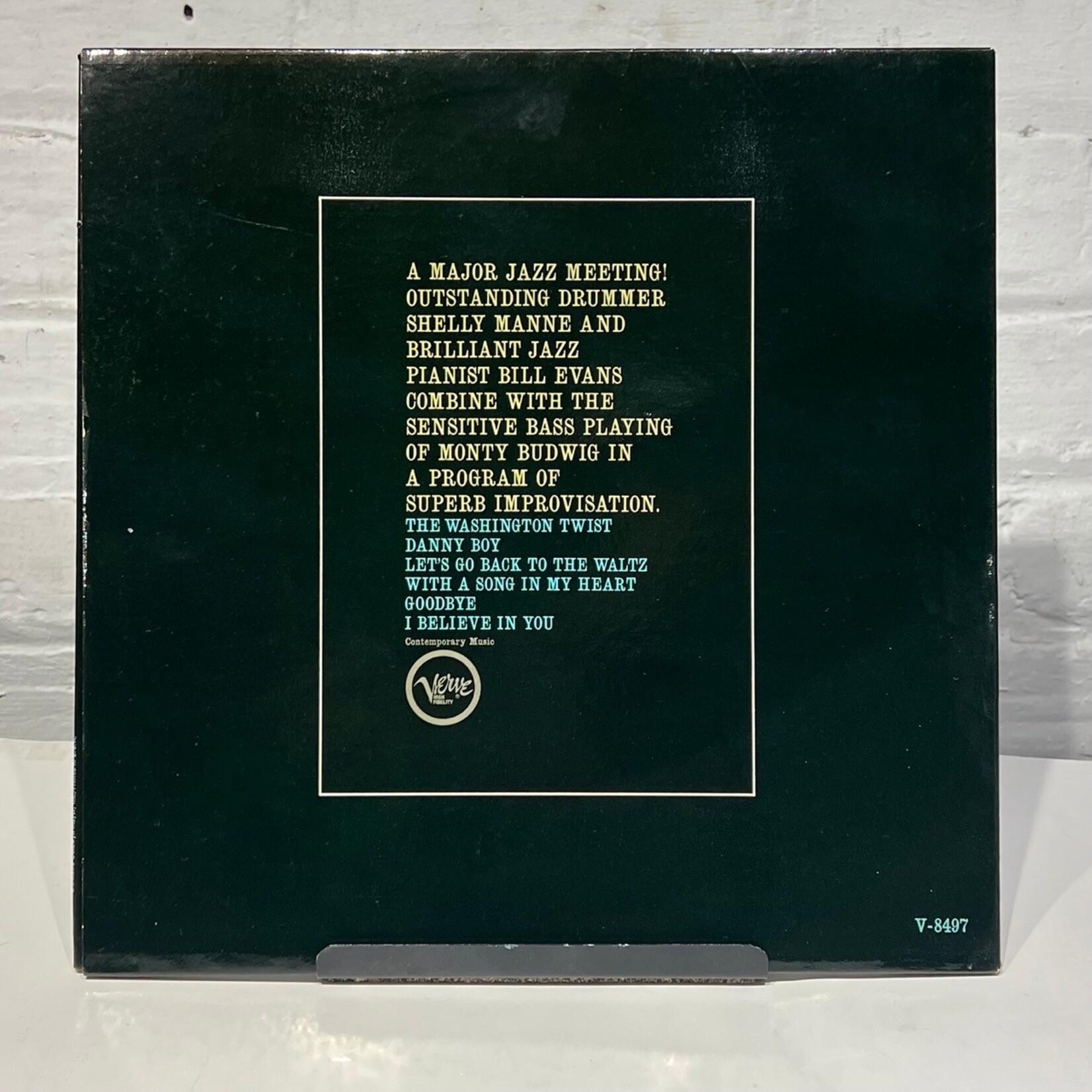 [Kollectible Vinyl] Manne, Shelly & Bill Evans w/ Monty Budwig: Empathy (USA, 1962, VG) [VERVE]