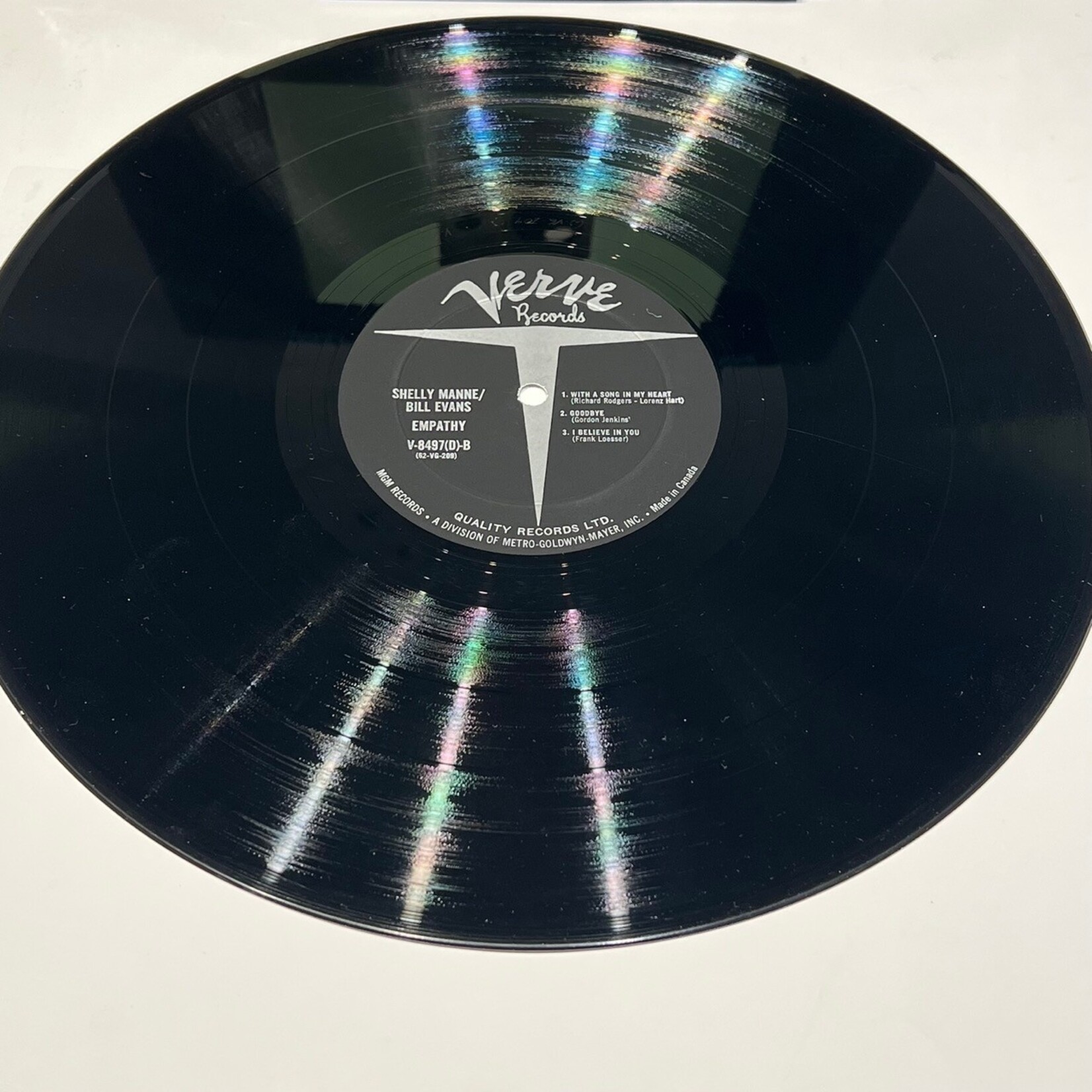 [Kollectible Vinyl] Manne, Shelly & Bill Evans w/ Monty Budwig: Empathy (USA, 1962, VG) [VERVE]