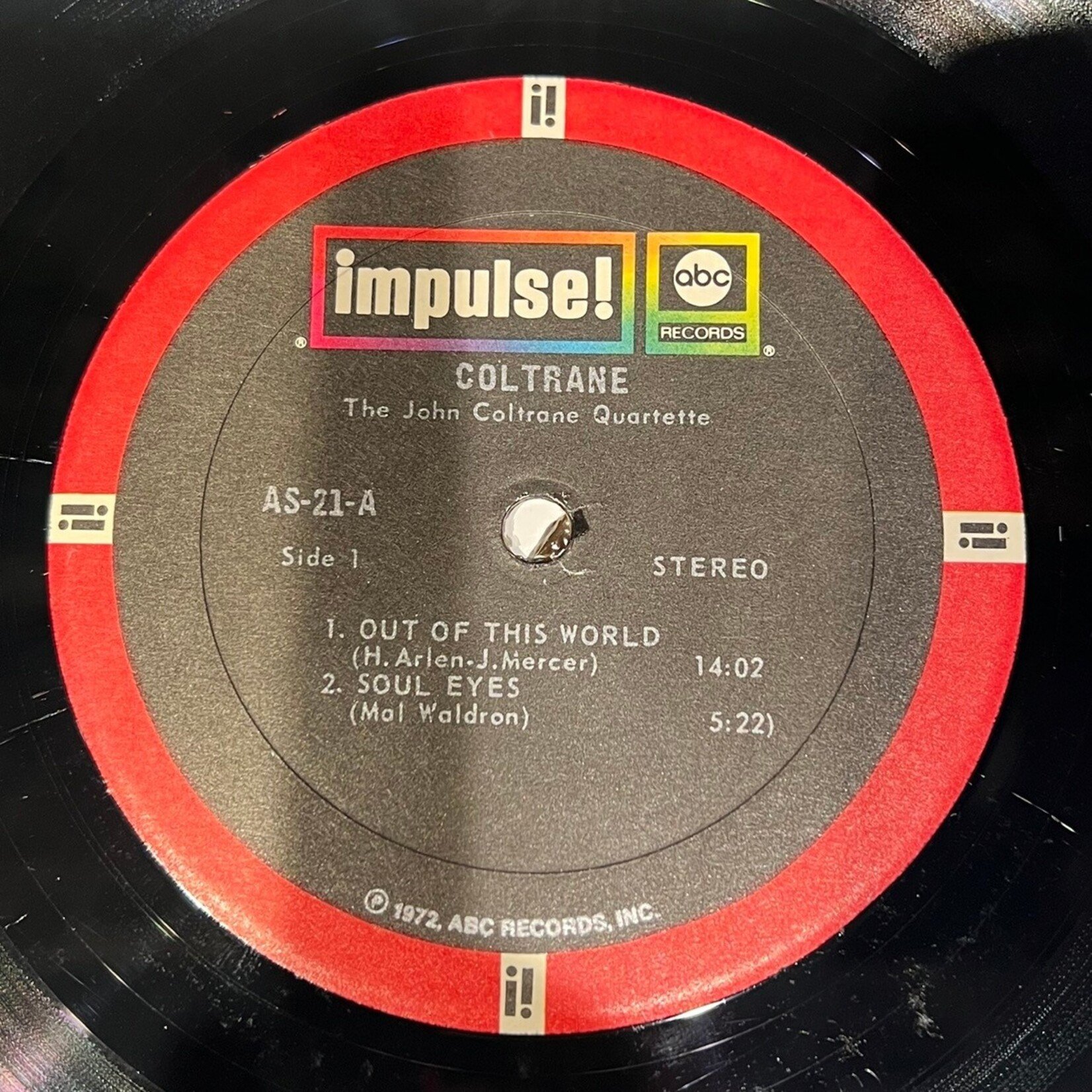 [Kollectible Vinyl] Coltrane, John Quartet: Coltrane (USA, 1968, Disc VG+)[IMPULSE]