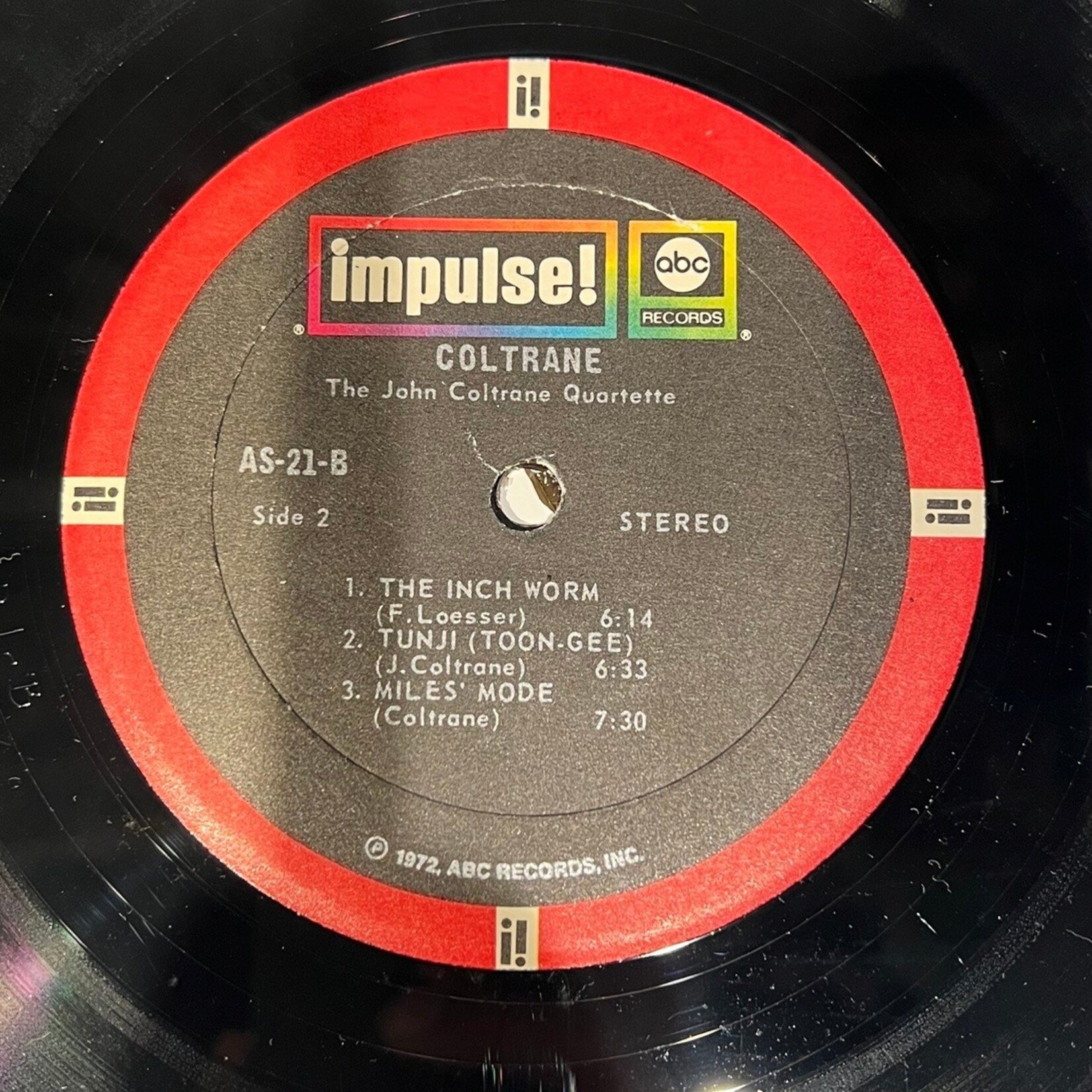 [Kollectible Vinyl] Coltrane, John Quartet: Coltrane (USA, 1968, Disc VG+)[IMPULSE]