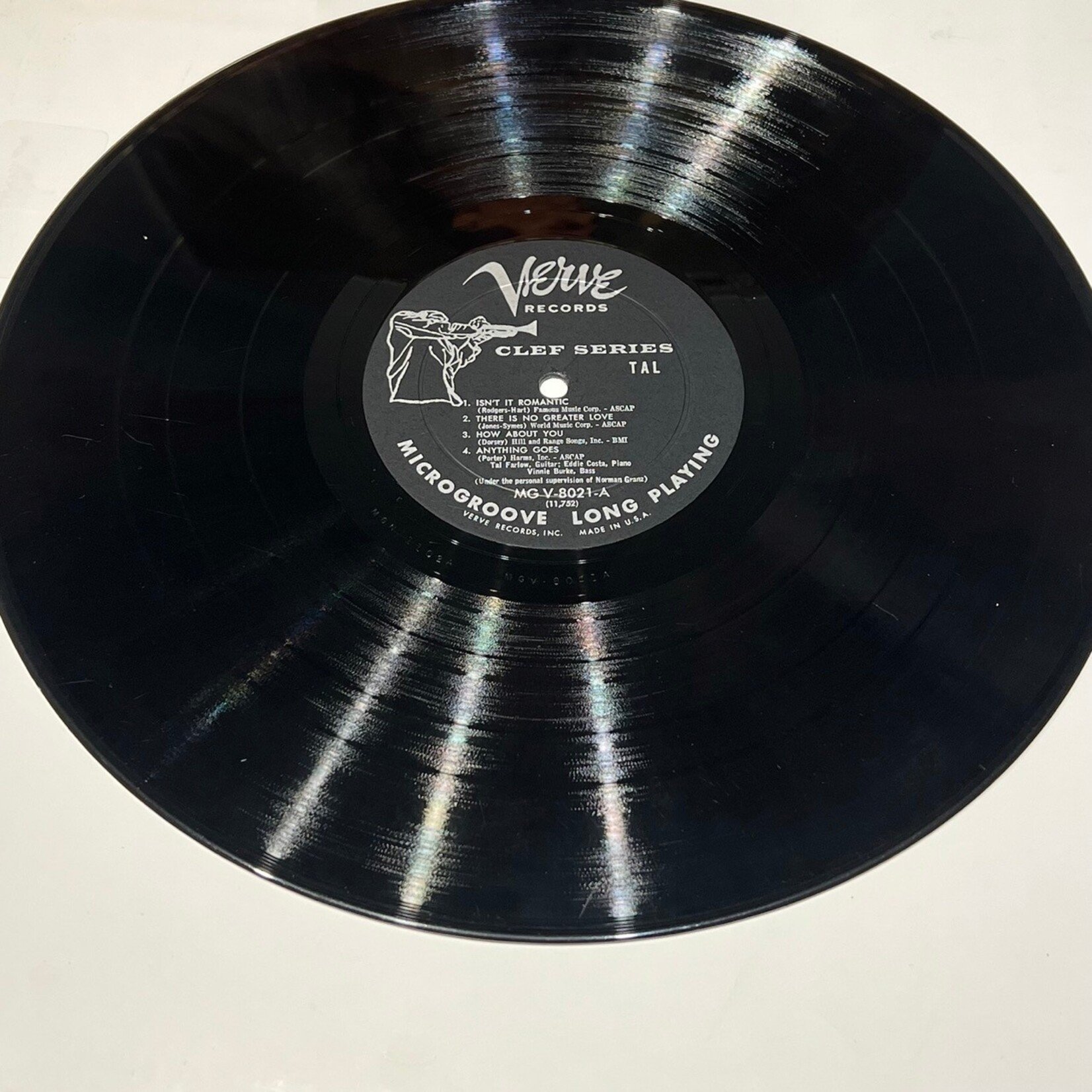 [Kollectible Vinyl] Tal: Self-titled (Deep Groove, Verve Trumpeter, USA, 1957, G+, Skips during 1st 30sec) [CLEF SERIES]