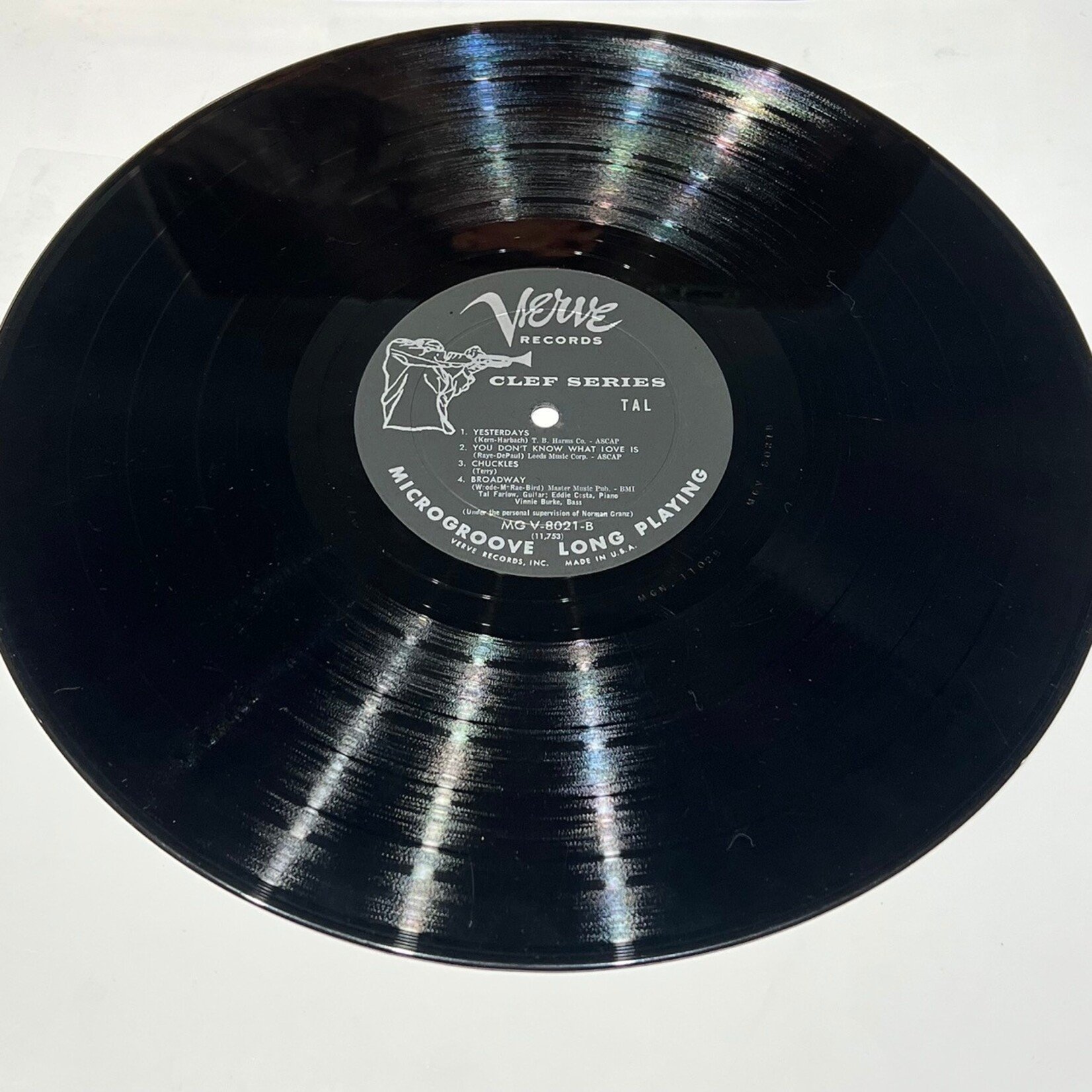 [Kollectible Vinyl] Tal: Self-titled (Deep Groove, Verve Trumpeter, USA, 1957, G+, Skips during 1st 30sec) [CLEF SERIES]