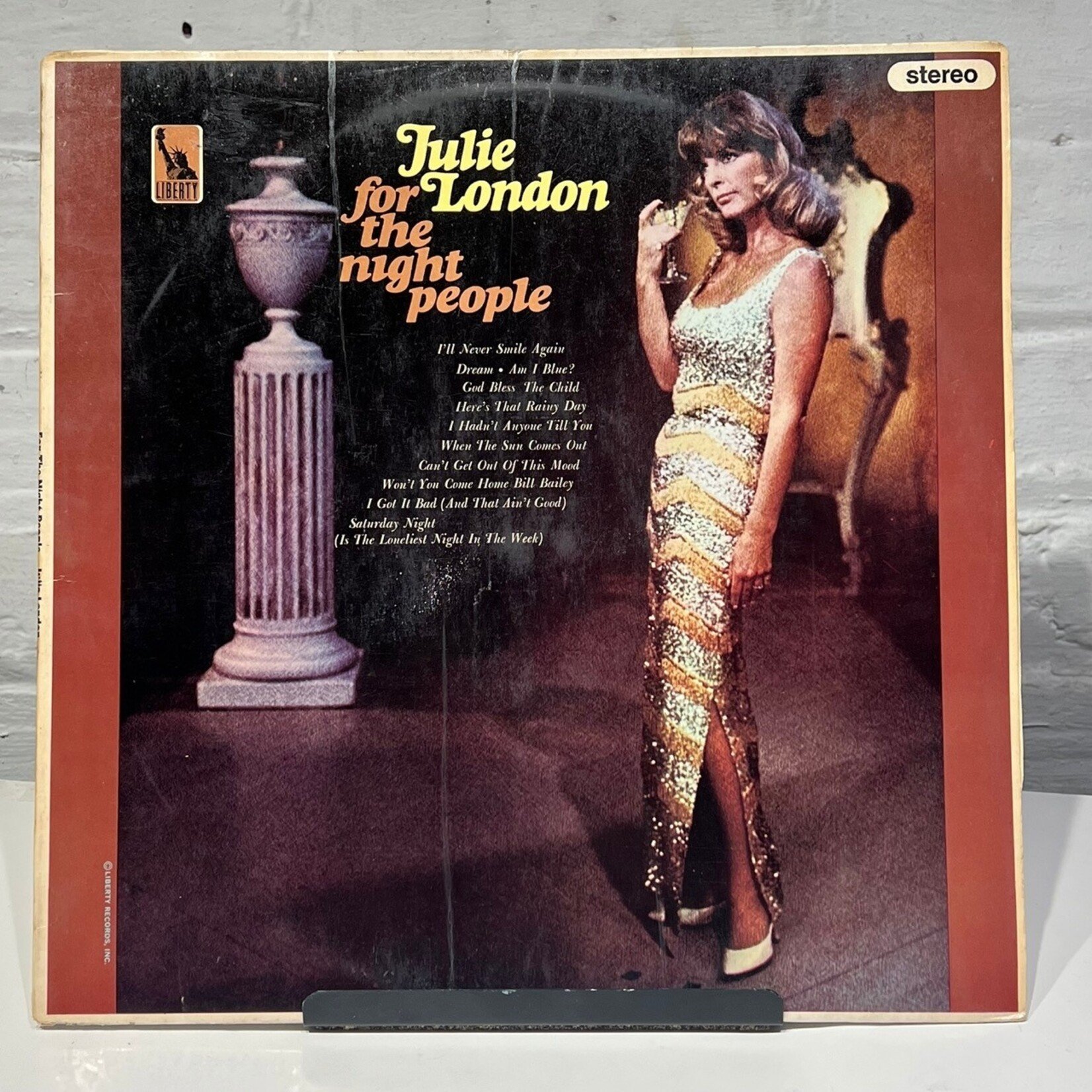 [Kollectible Vinyl] London, Julie: For The Night People (Vocal Jazz, UK, 1966, VG) [LIBERTY]