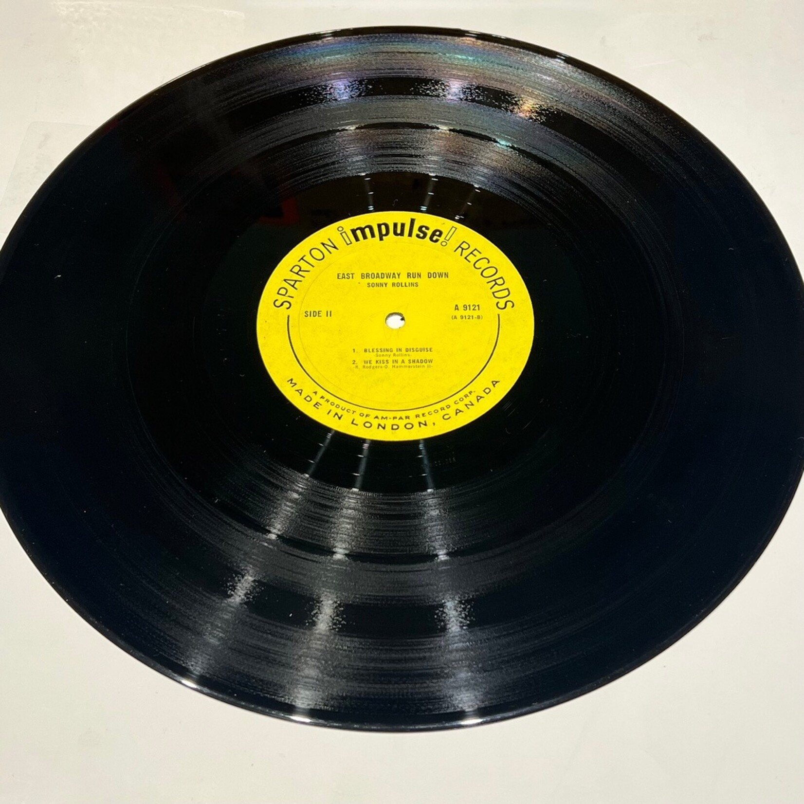 [Kollectible Vinyl] Rollins, Sonny: East Broadway Run Down (CANADA, 1967, VG) [IMPULSE]