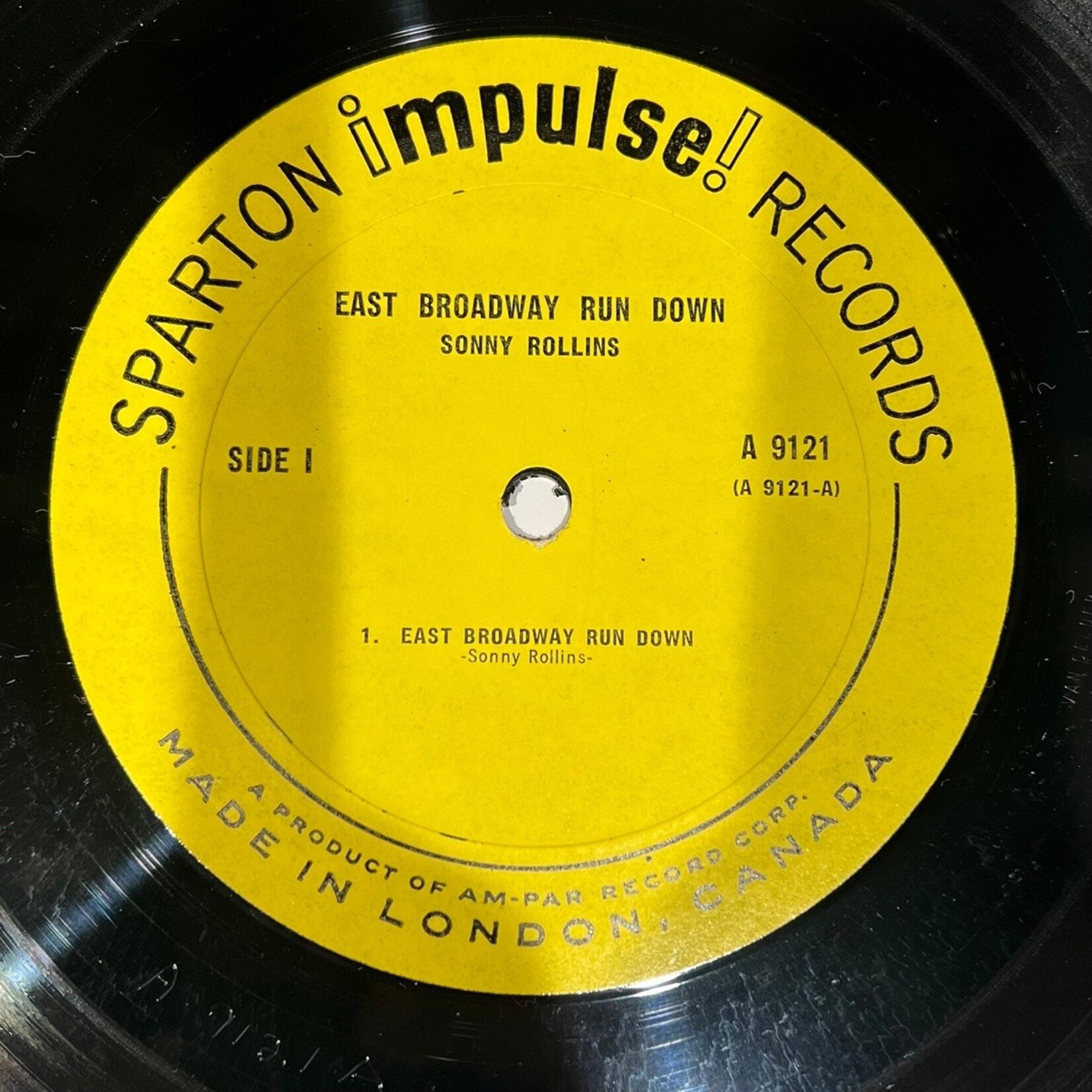 [Kollectible Vinyl] Rollins, Sonny: East Broadway Run Down (CANADA, 1967, VG) [IMPULSE]