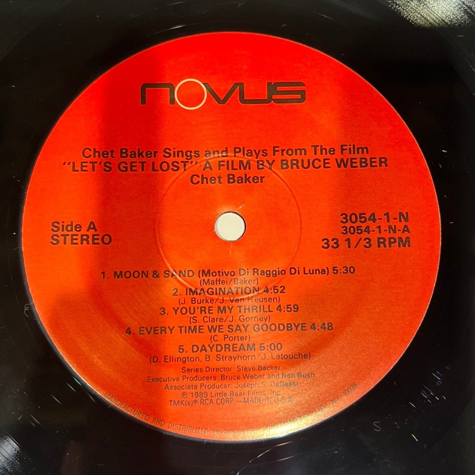 [Kollectible Vinyl] Baker, Chet: Sings & Plays from the film "Let's Get Lost" (USA, 1989, VG+) [NOVUS]