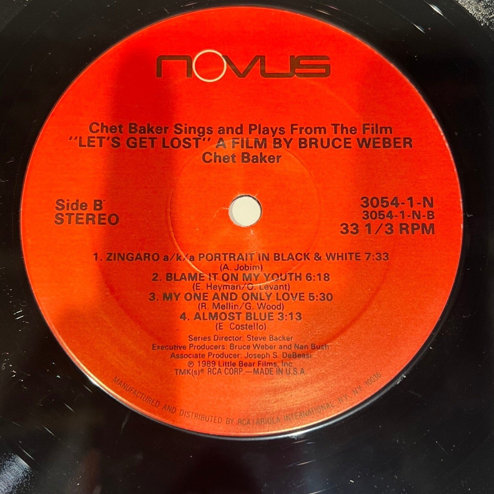 [Kollectible Vinyl] Baker, Chet: Sings & Plays from the film "Let's Get Lost" (USA, 1989, VG+) [NOVUS]