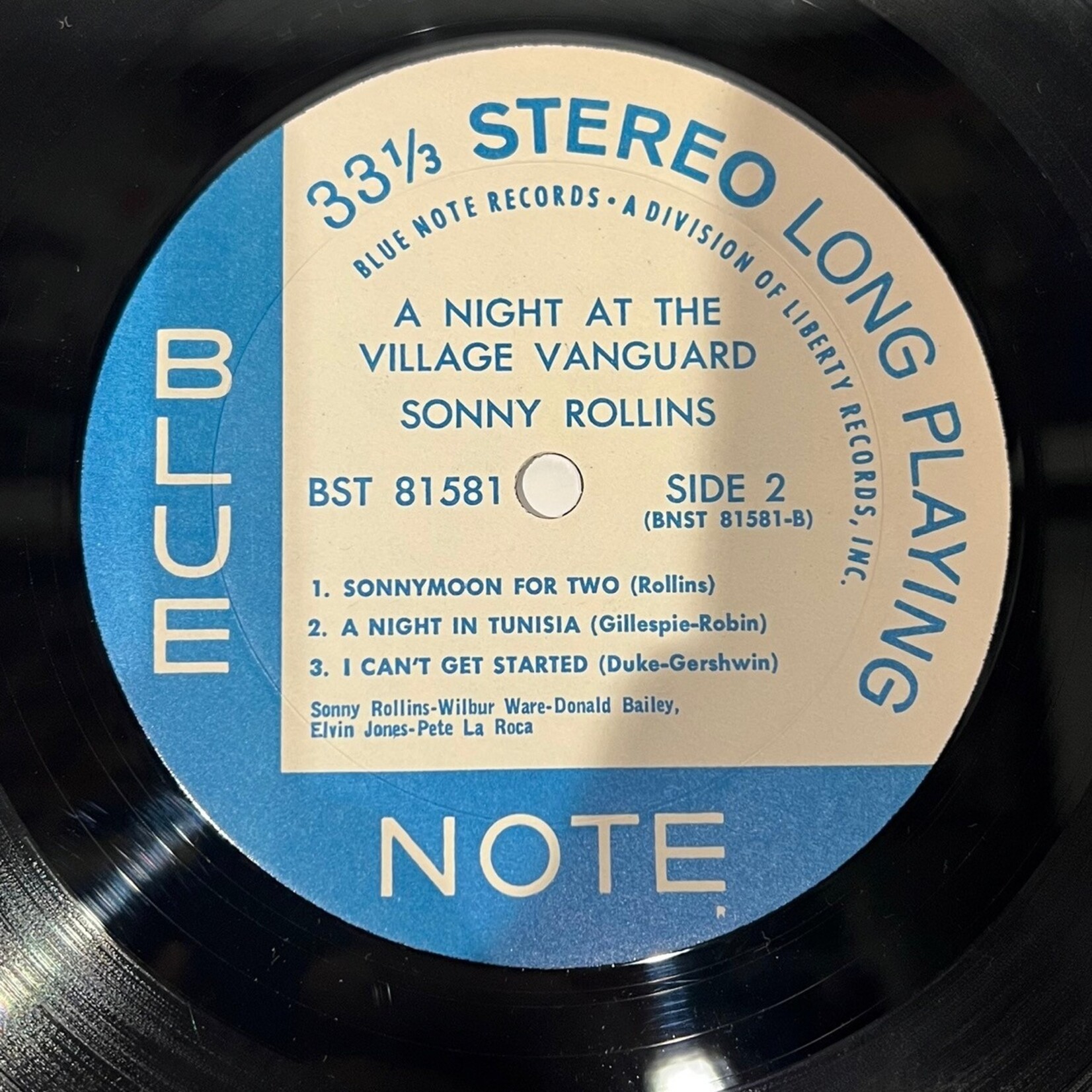 [Kollectible Vinyl] Rollins, Sonny: A Night at the "Village Vanguard" (USA, 1967, VG+) [BLUE NOTE]