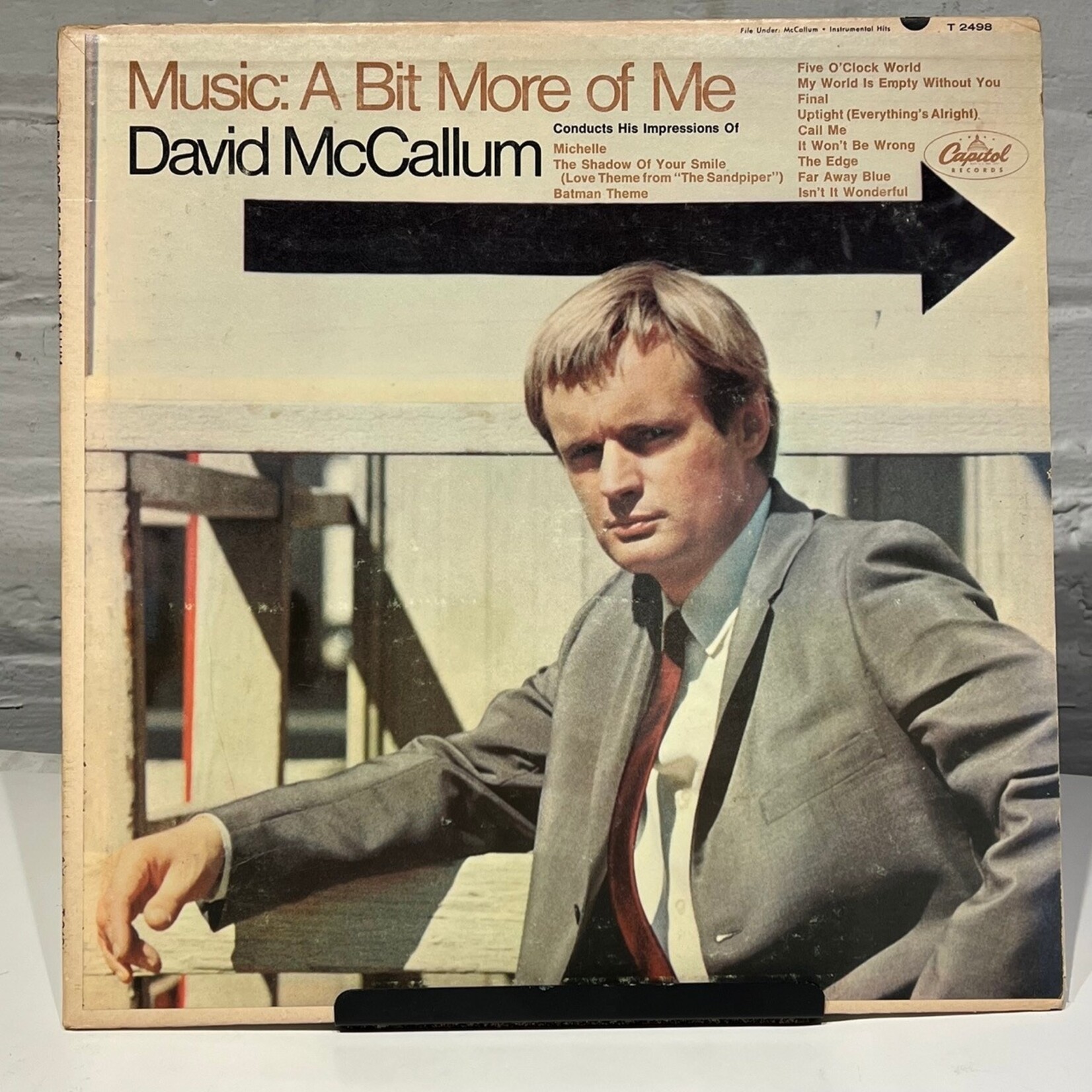 [Kollectible Vinyl] McCallum, David: Music: A Bit More of Me (CANADA, Mono, w/ Postcard Pics!, Dr. Dre sample on "The Edge", VG) [CAPITOL]
