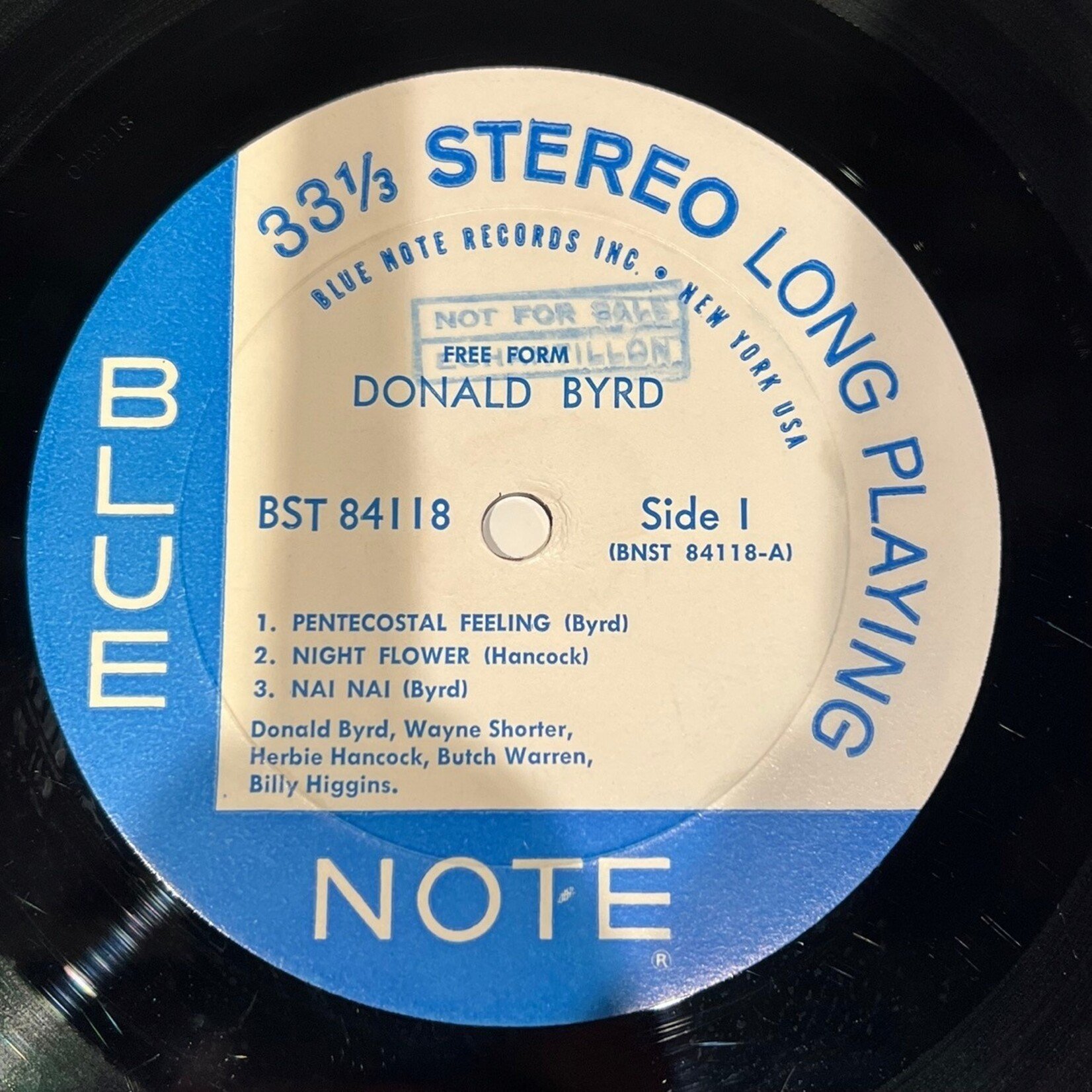 [Kollectible Vinyl] Byrd, Donald: Free Form (Promo Stamp, USA, 1966, VG) [BLUE NOTE]