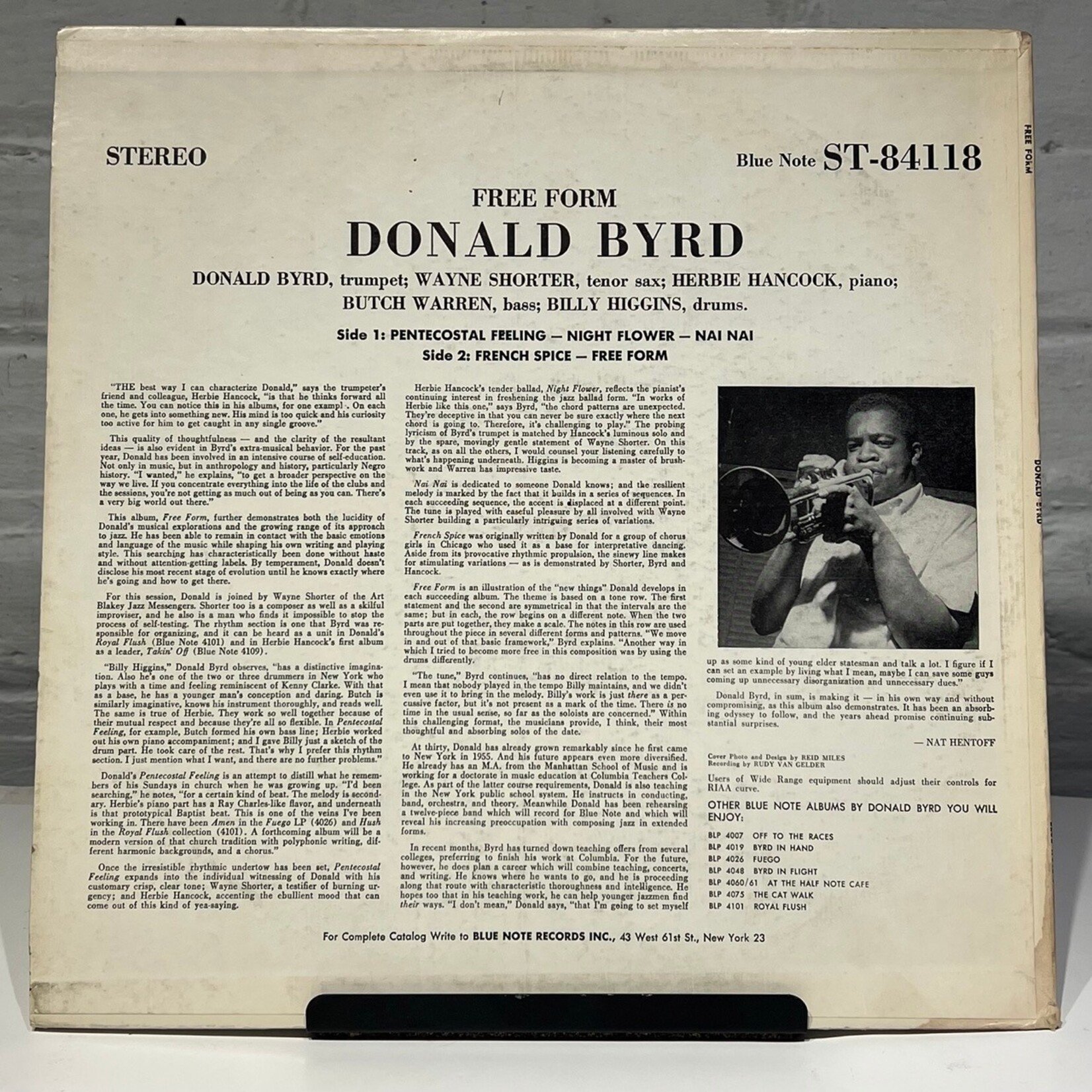 [Kollectible Vinyl] Byrd, Donald: Free Form (Promo Stamp, USA, 1966, VG) [BLUE NOTE]