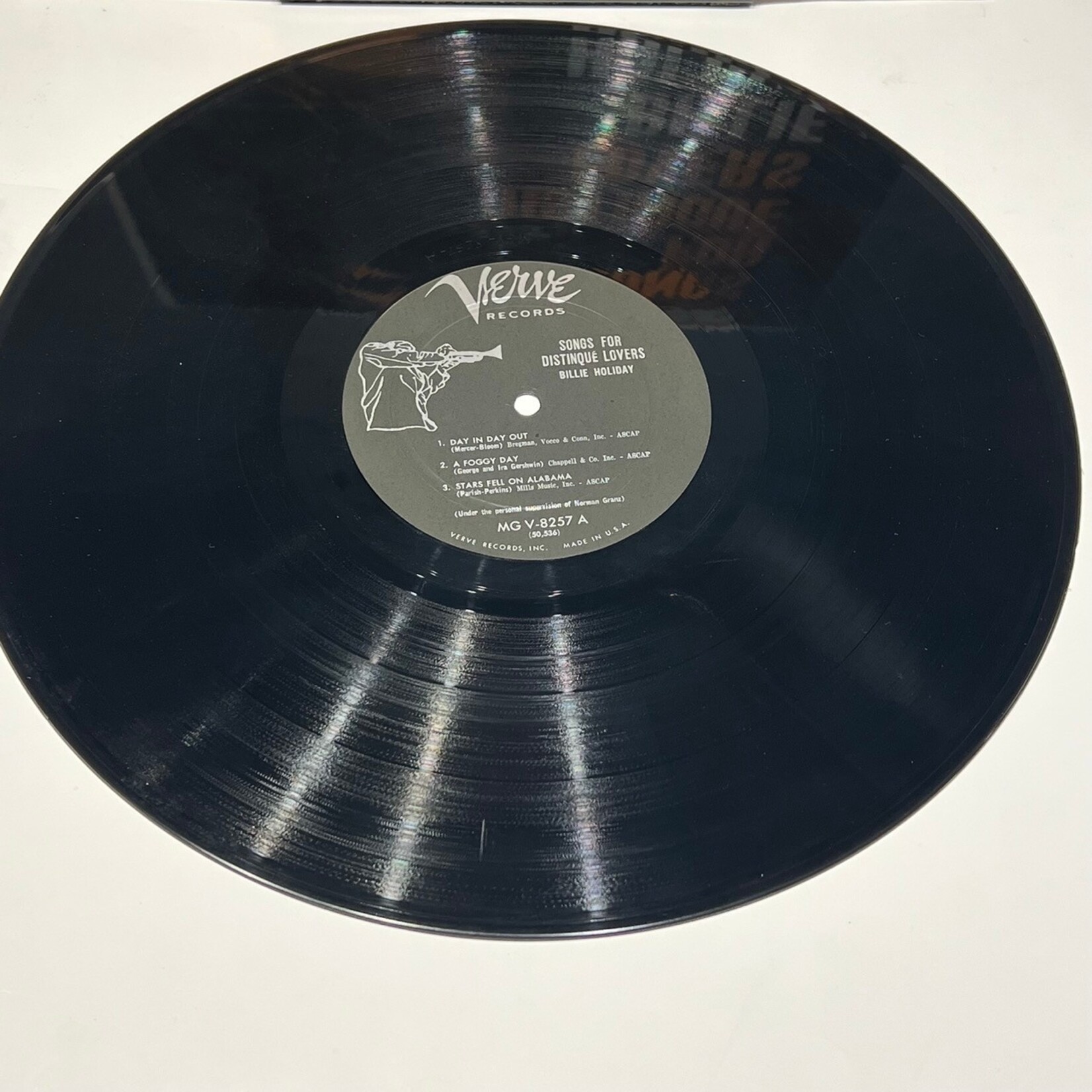 [Kollectible Vinyl] Holiday, Billie: Songs For Distingué Lovers (1958, USA, CLEF TRUMPETER SERIES, VG+) [VERVE]