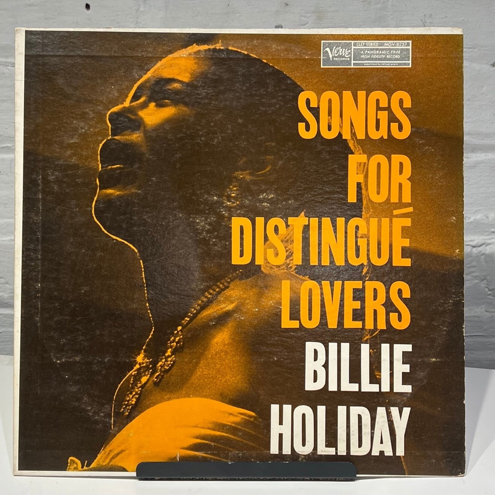 [Kollectible Vinyl] Holiday, Billie: Songs For Distingué Lovers (1958, USA, CLEF TRUMPETER SERIES, VG+) [VERVE]