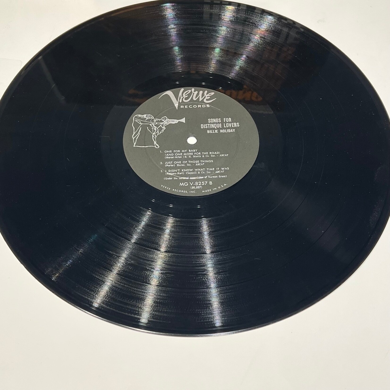 [Kollectible Vinyl] Holiday, Billie: Songs For Distingué Lovers (1958, USA, CLEF TRUMPETER SERIES, VG+) [VERVE]