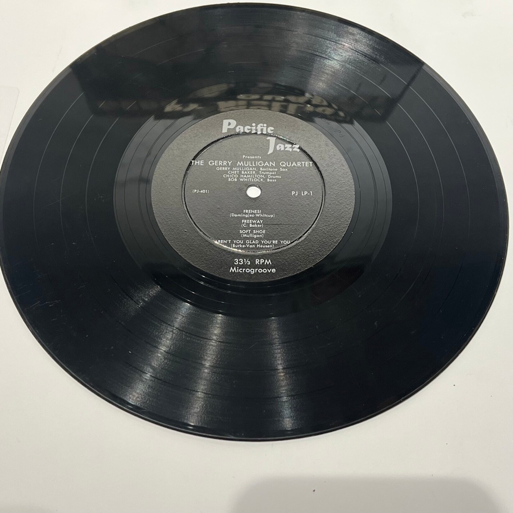 [Kollectible Vinyl] Mulligan, Gerry Quartet: Self-Titled (10", USA, 1952, VG) [PACIFIC JAZZ]