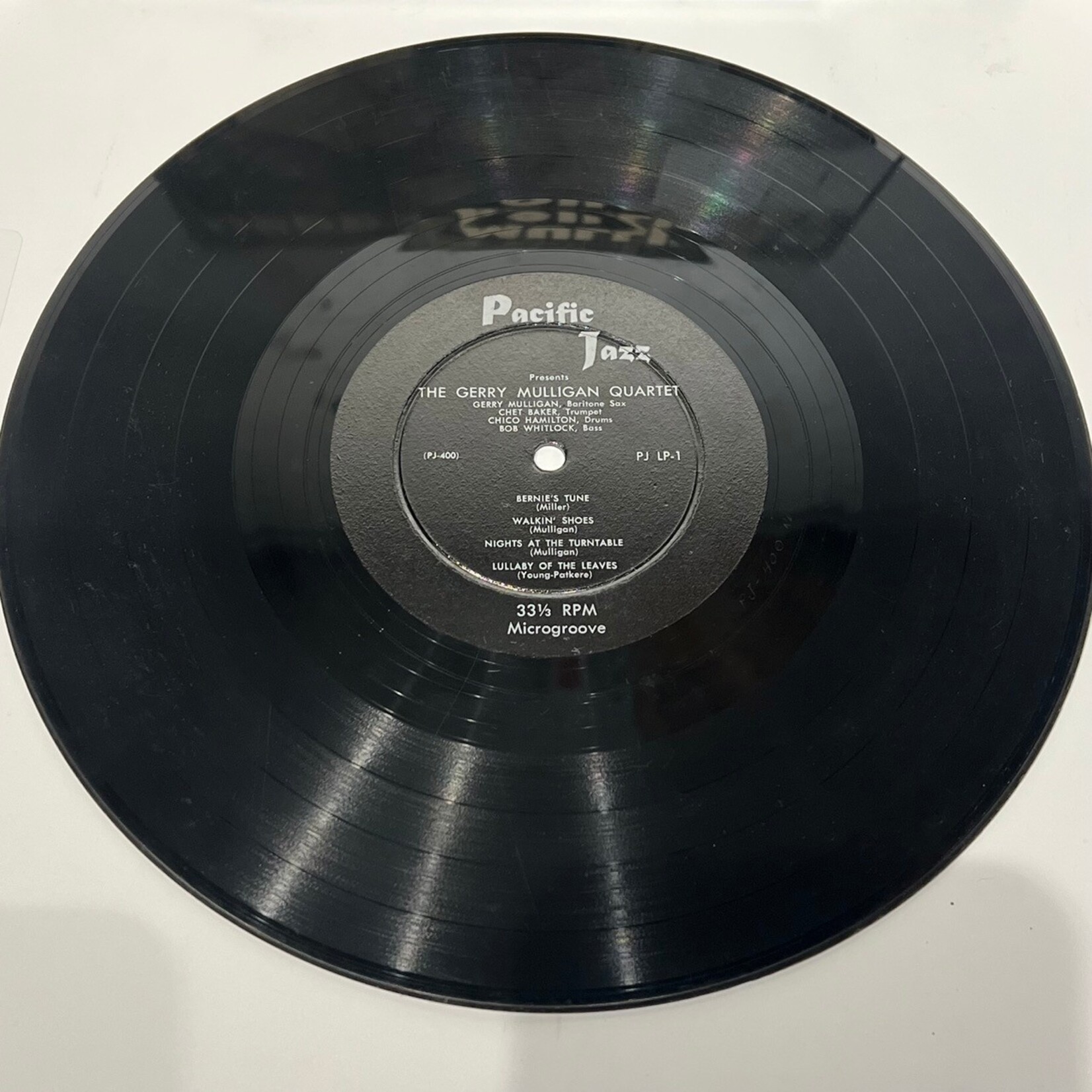 [Kollectible Vinyl] Mulligan, Gerry Quartet: Self-Titled (10", USA, 1952, VG) [PACIFIC JAZZ]