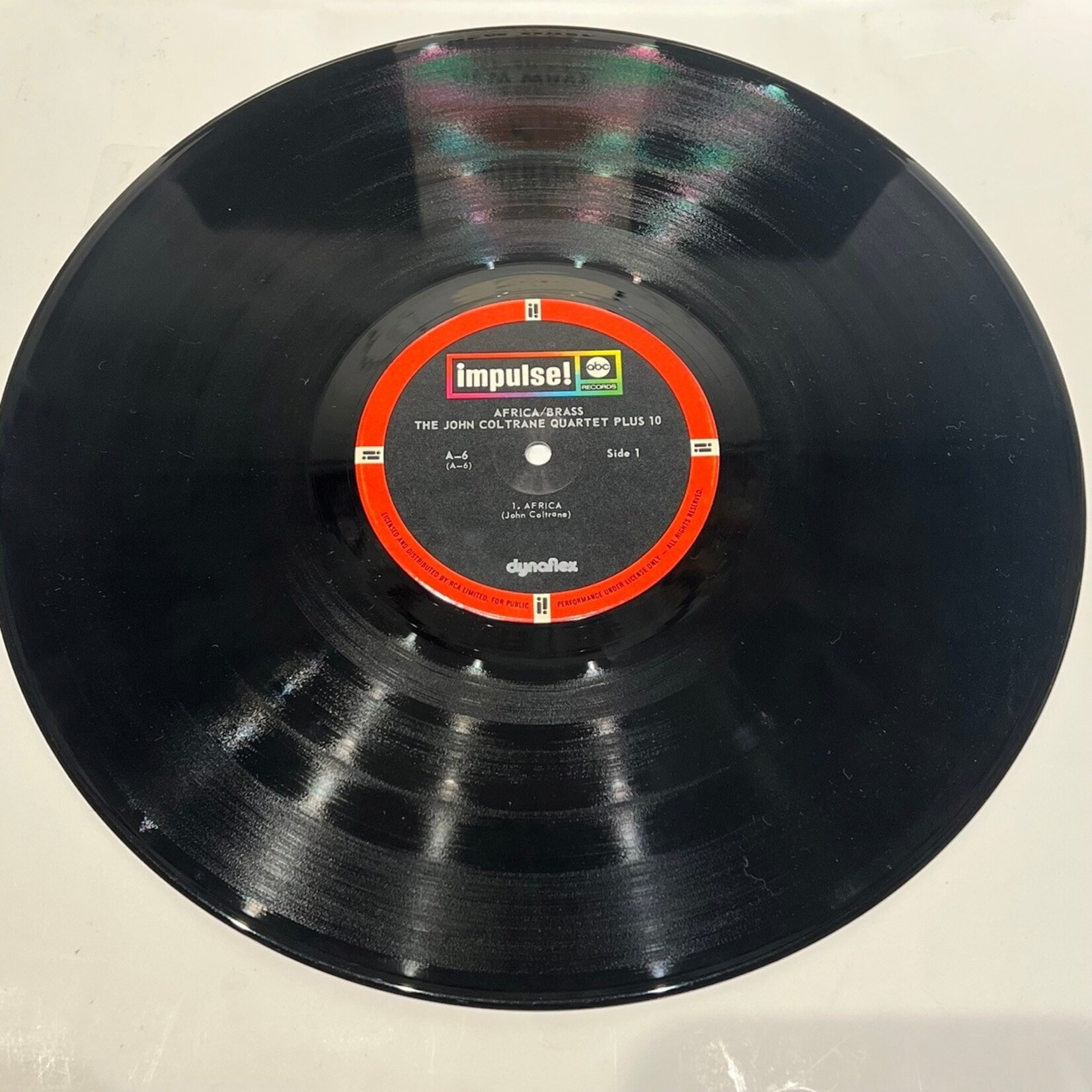 [Kollectible Vinyl] Coltrane, John Quartet: Africa/Brass (CANADA, 1970's, VG+) [IMPULSE]