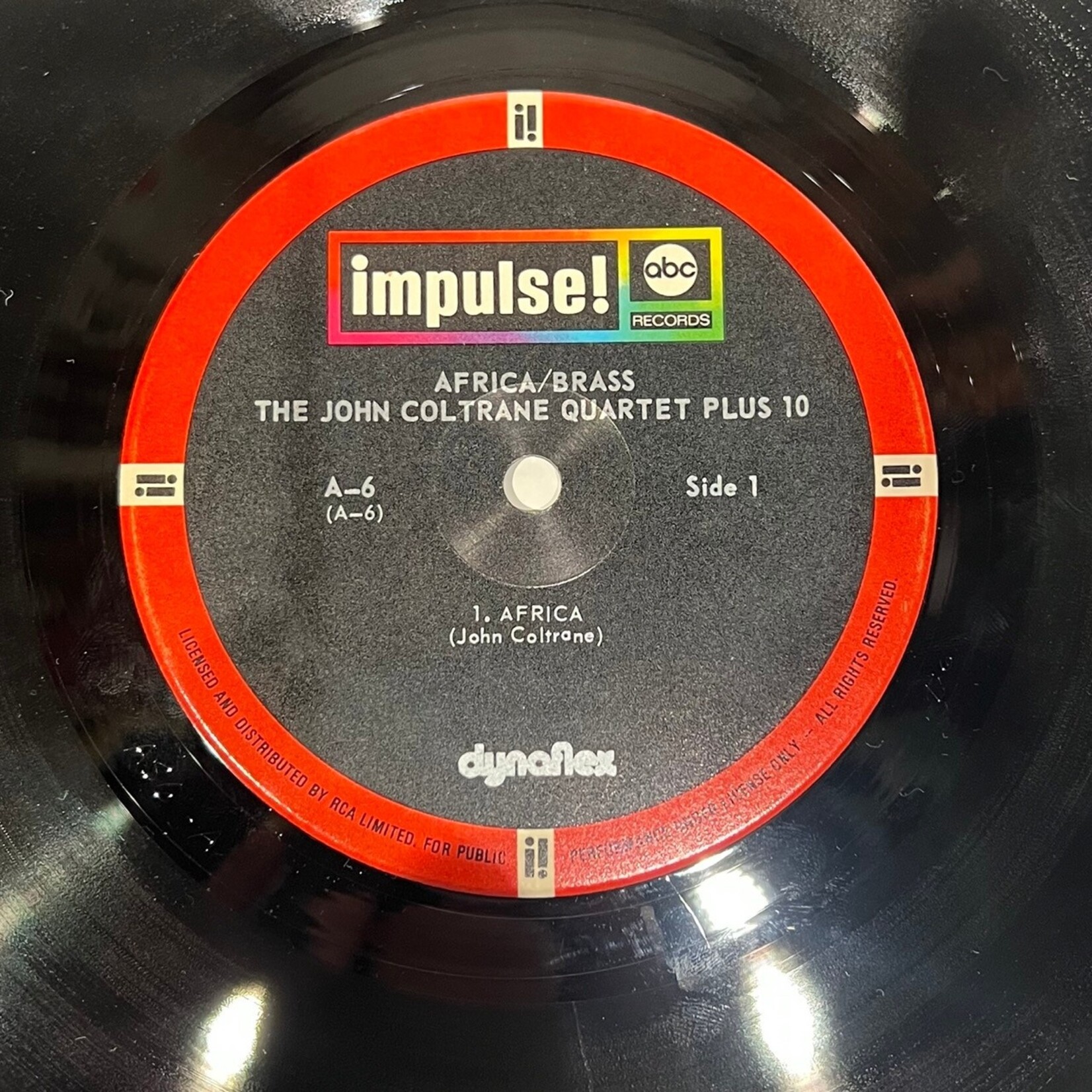 [Kollectible Vinyl] Coltrane, John Quartet: Africa/Brass (CANADA, 1970's, VG+) [IMPULSE]