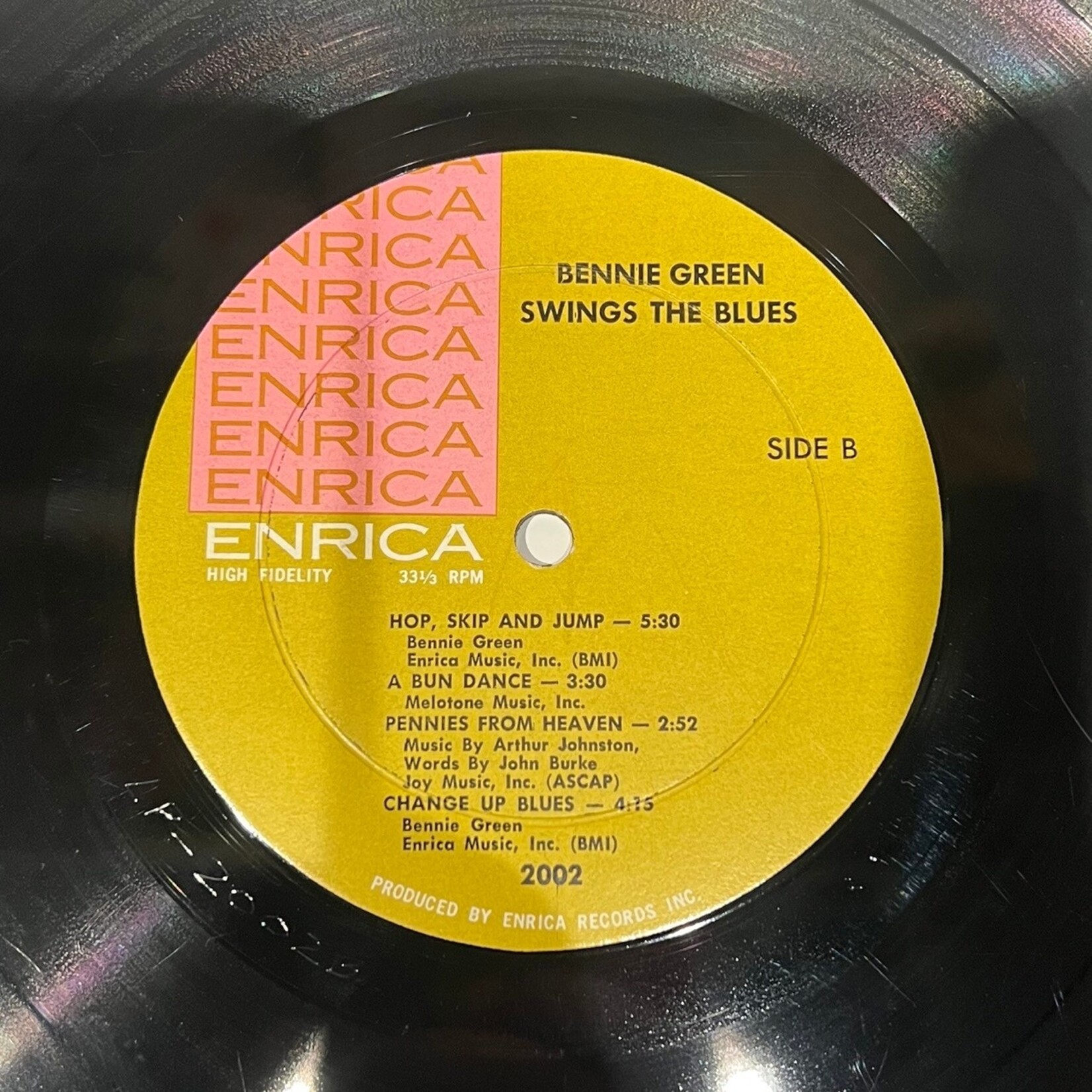 [Kollectible Vinyl] Green, Bennie: Swings the Blues (USA, 1960, VG)