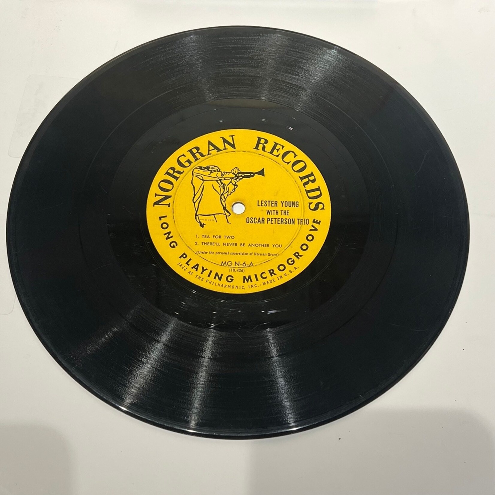 [Kollectible Vinyl] Young, Lester: w/ Oscar PetersonTrio (USA, 1954, G) [NORGRAN]