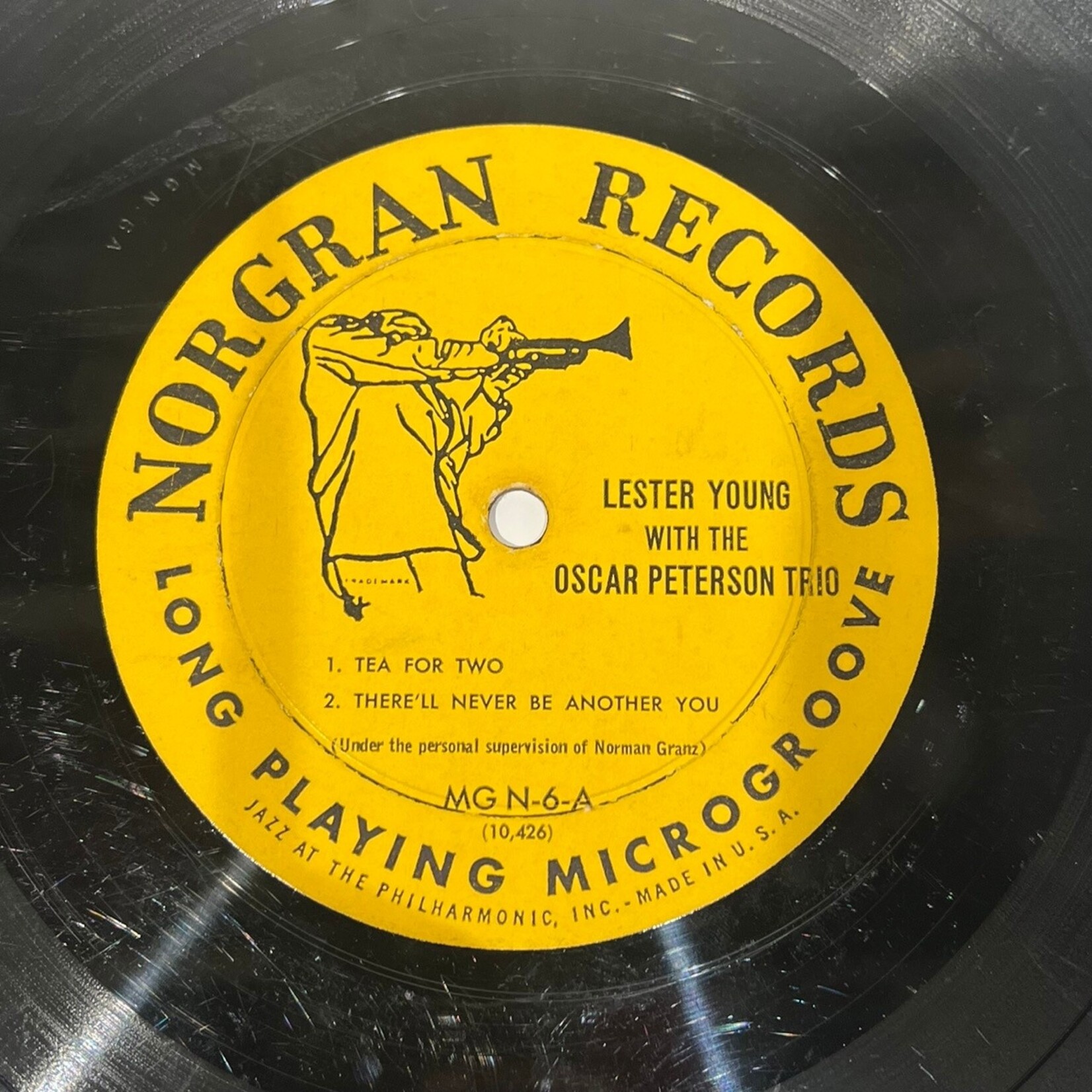 [Kollectible Vinyl] Young, Lester: w/ Oscar PetersonTrio (USA, 1954, G) [NORGRAN]