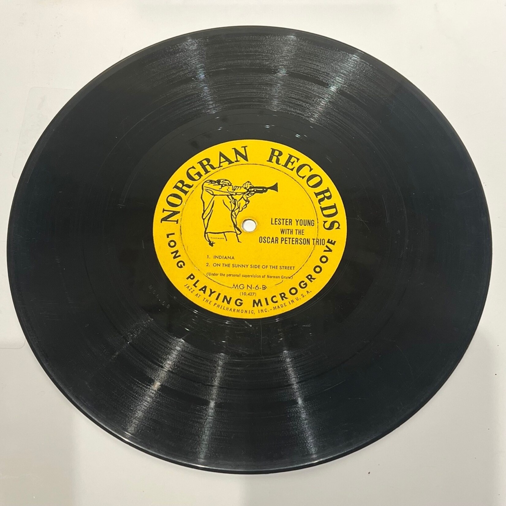 [Kollectible Vinyl] Young, Lester: w/ Oscar PetersonTrio (USA, 1954, G) [NORGRAN]