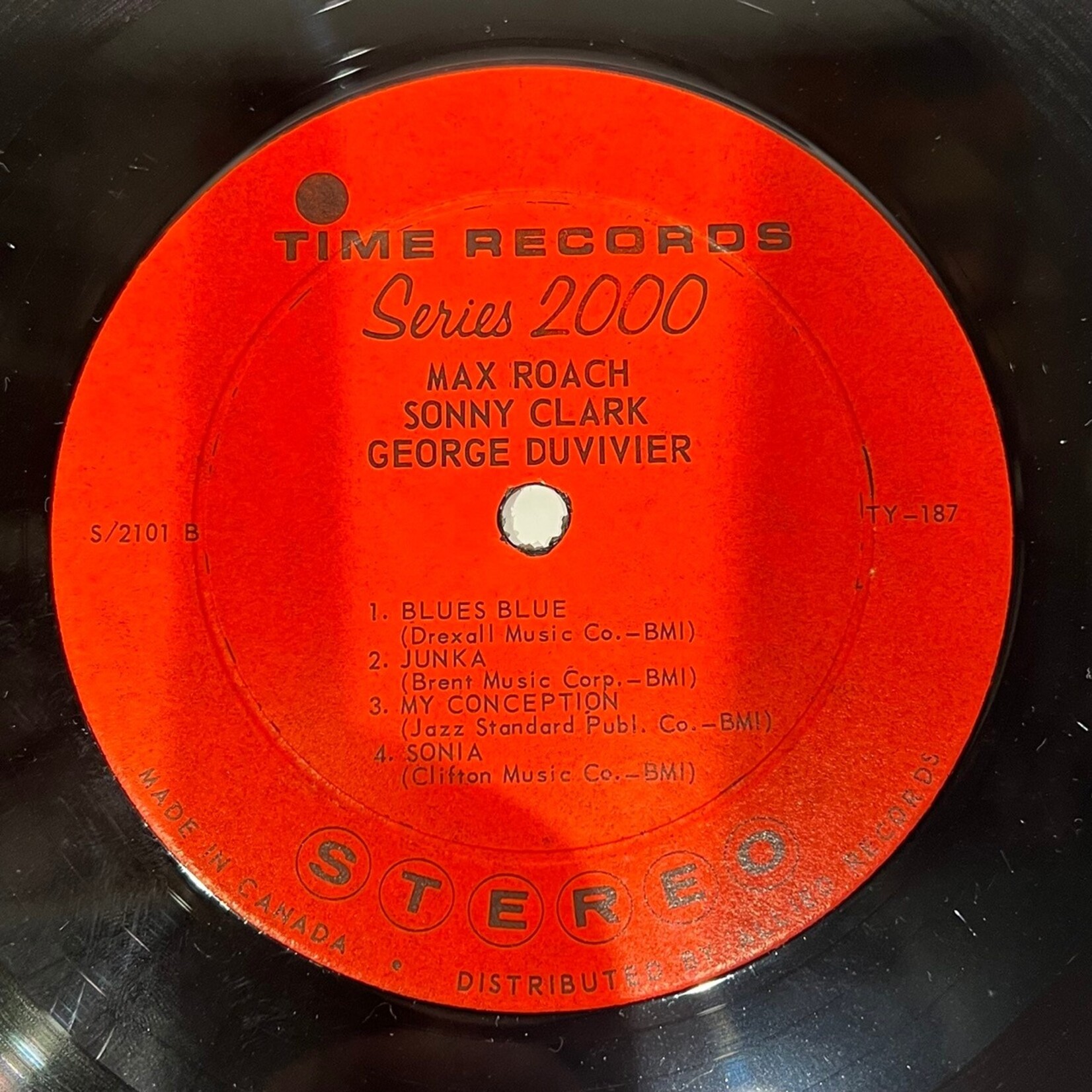 [Kollectible Vinyl] Roach, Max: w/ Sonny Clark and George Duvivier (USA, 1962, VG+) [TIME]