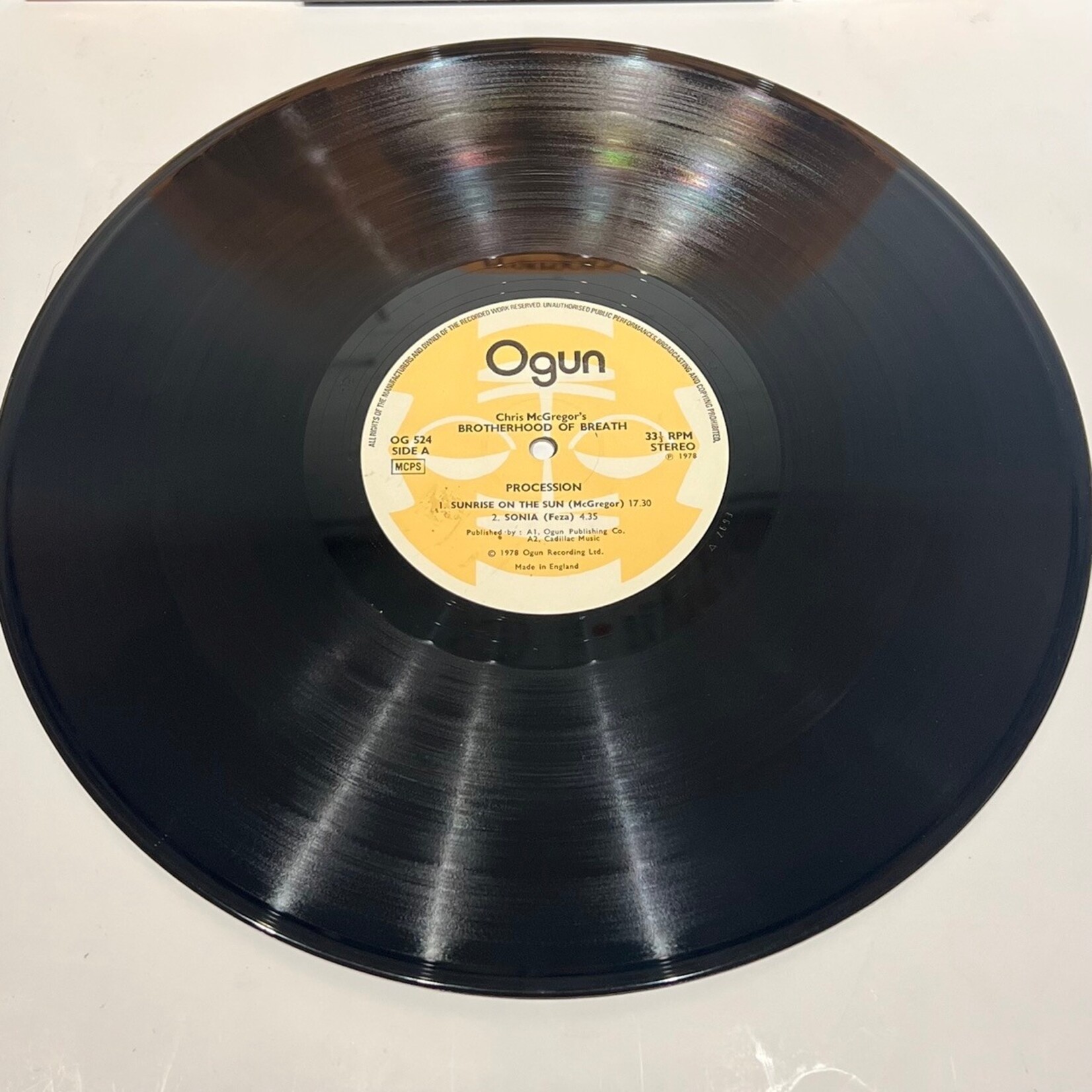 [Kollectible Vinyl] McGregor, Chris & Brotherhood of Breath: Procession (UK, 1978, VG+) [OGUN]