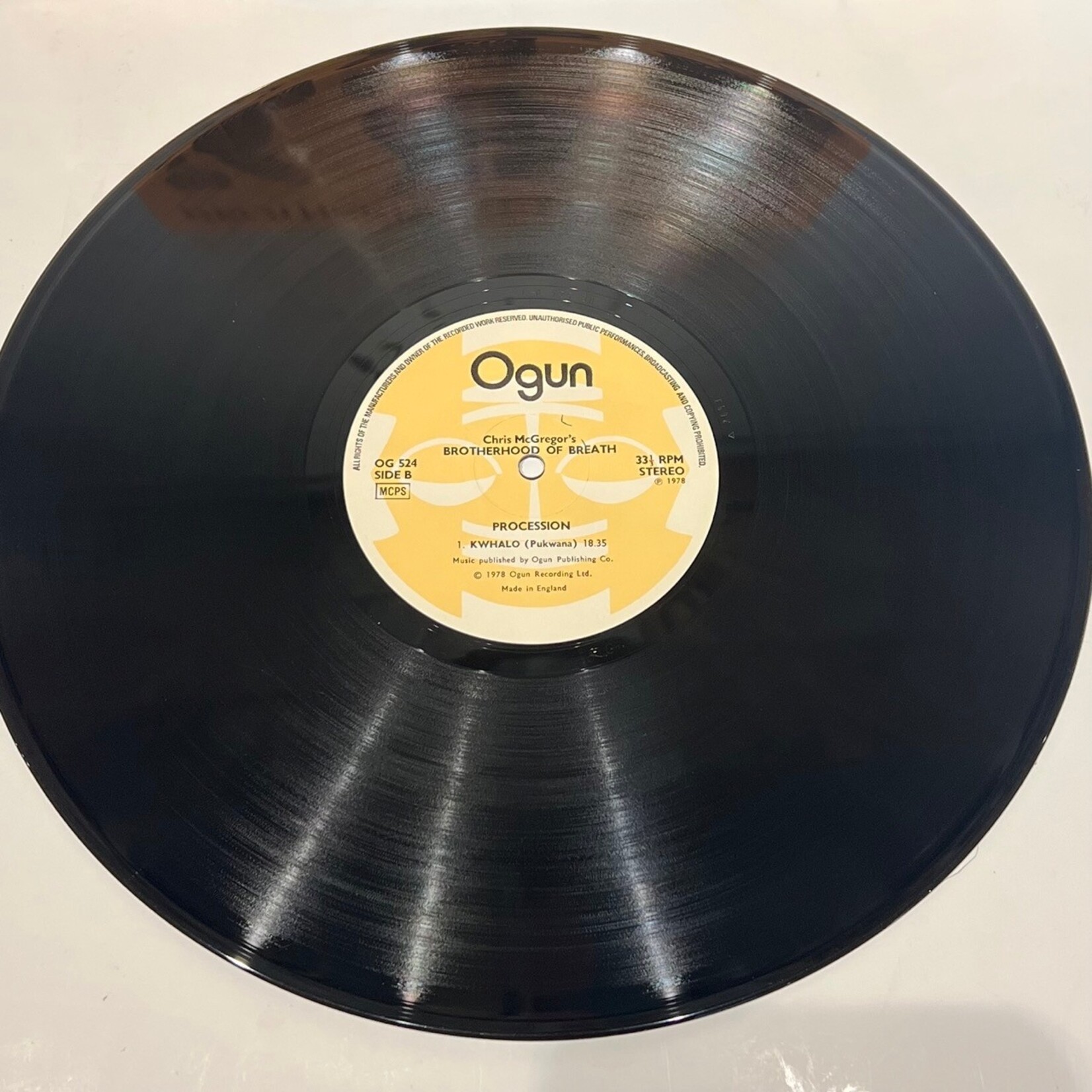 [Kollectible Vinyl] McGregor, Chris & Brotherhood of Breath: Procession (UK, 1978, VG+) [OGUN]