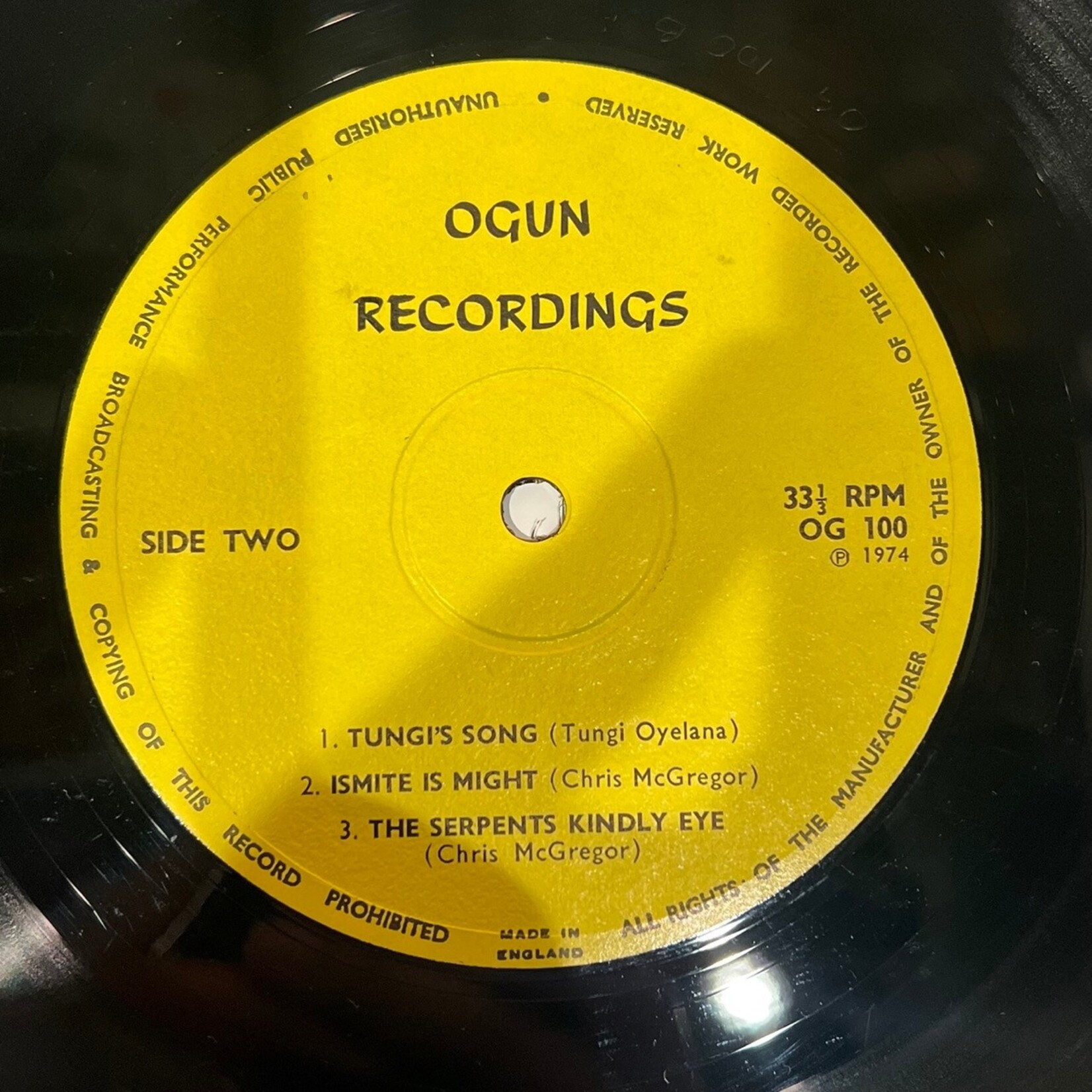 [Kollectible Vinyl] McGregor, Chris & Brotherhood of Breath: Live at Willisau (UK, 1974, VG+) [OGUN]