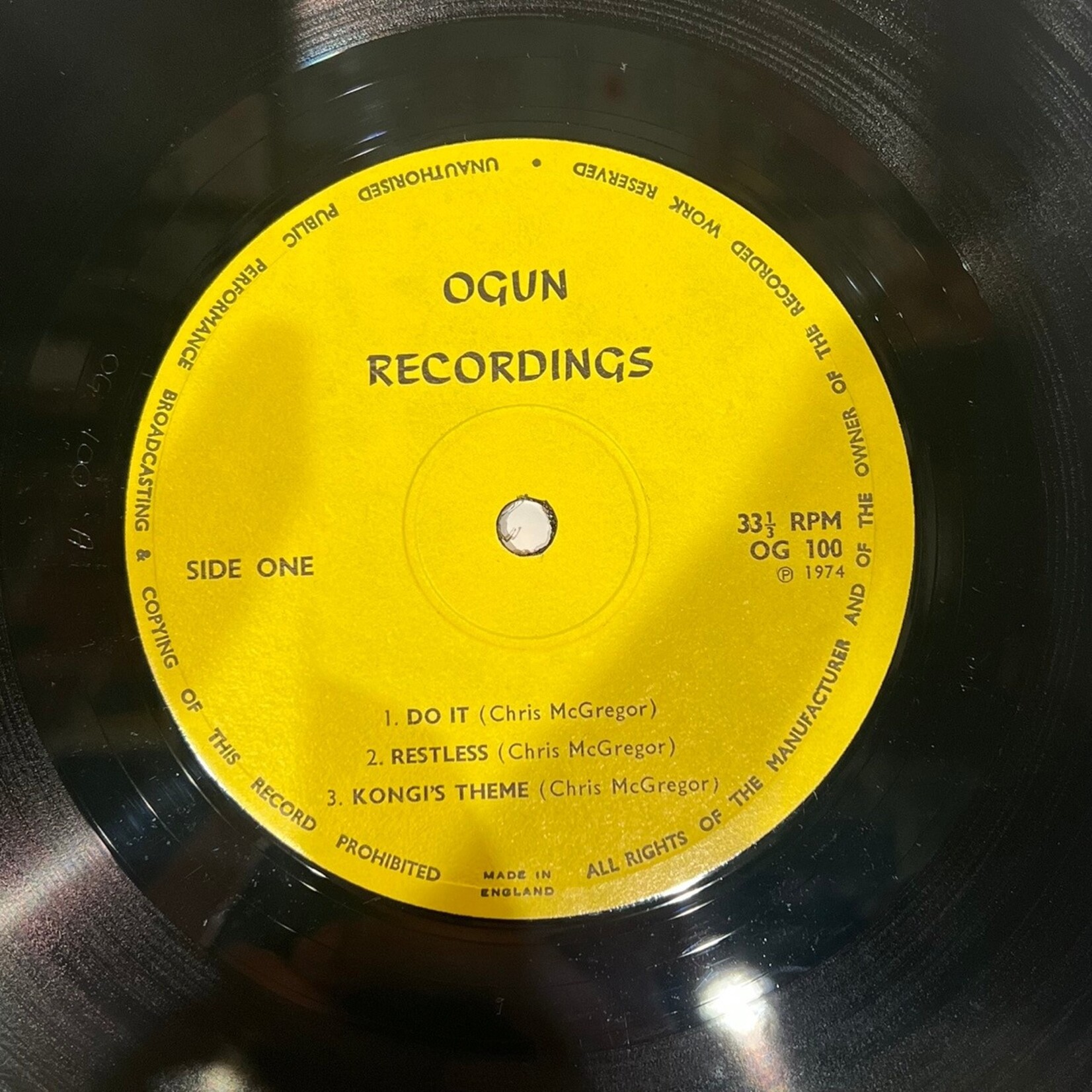 [Kollectible Vinyl] McGregor, Chris & Brotherhood of Breath: Live at Willisau (UK, 1974, VG+) [OGUN]